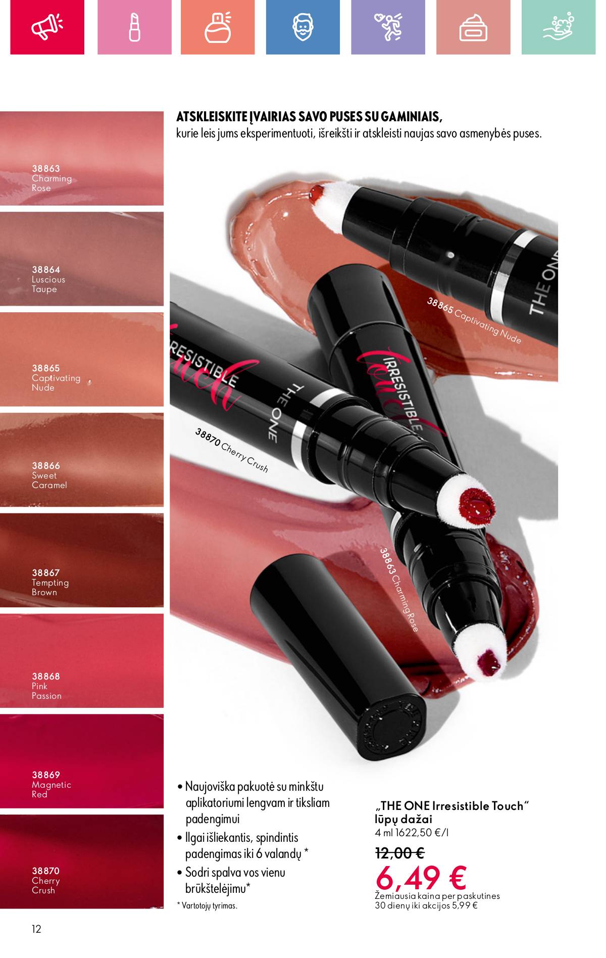 Oriflame - Oriflame akcijų katalogas 12 puslapis