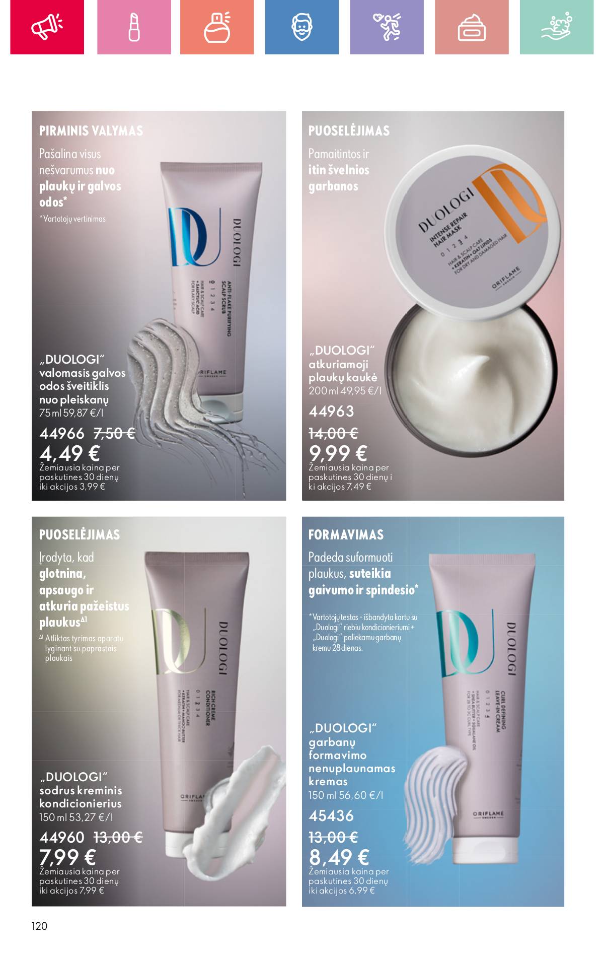 Oriflame - Oriflame akcijų katalogas 120 puslapis