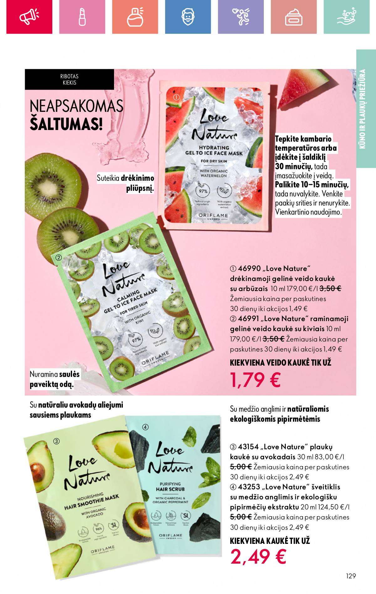 Oriflame - Oriflame akcijų katalogas 129 puslapis