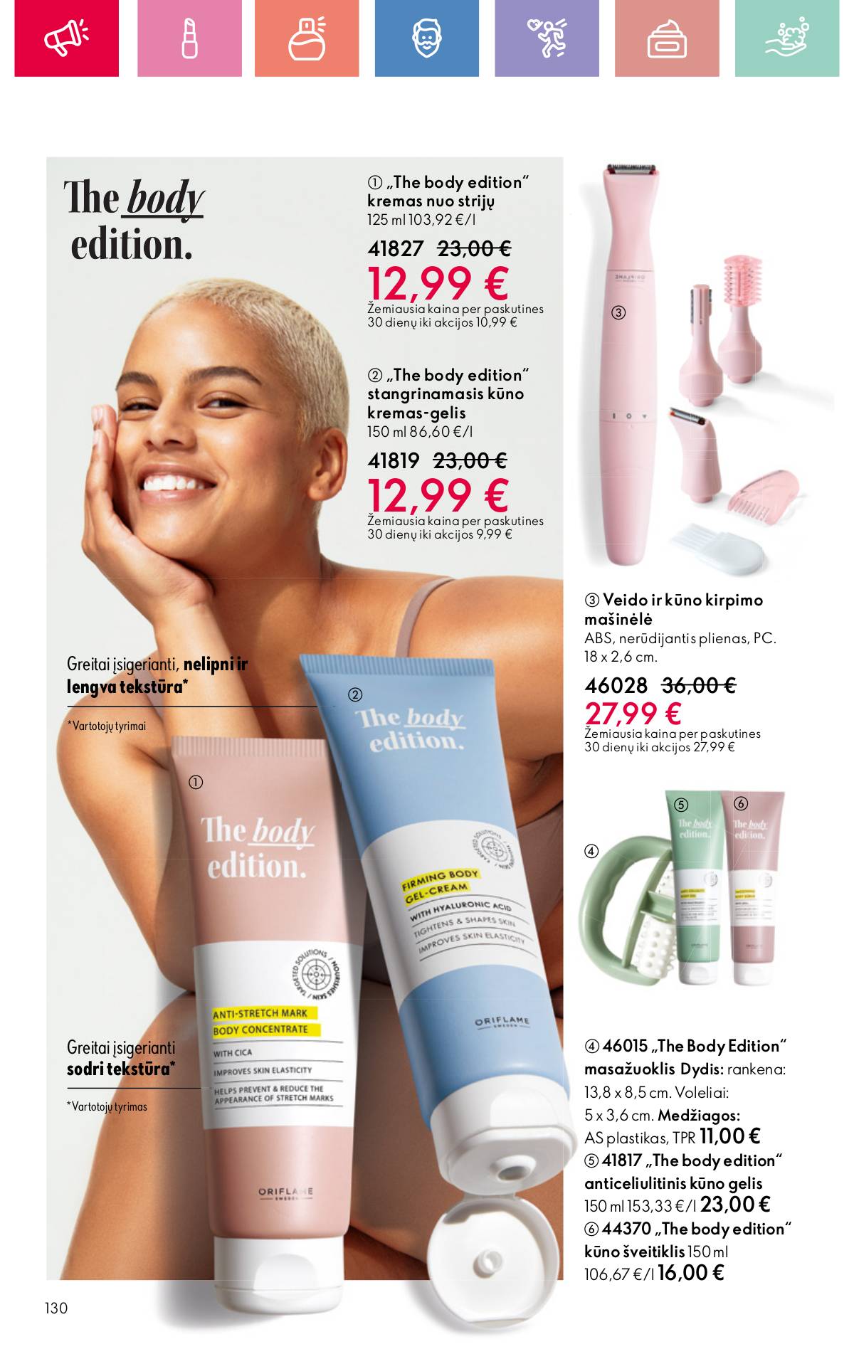 Oriflame - Oriflame akcijų katalogas 130 puslapis