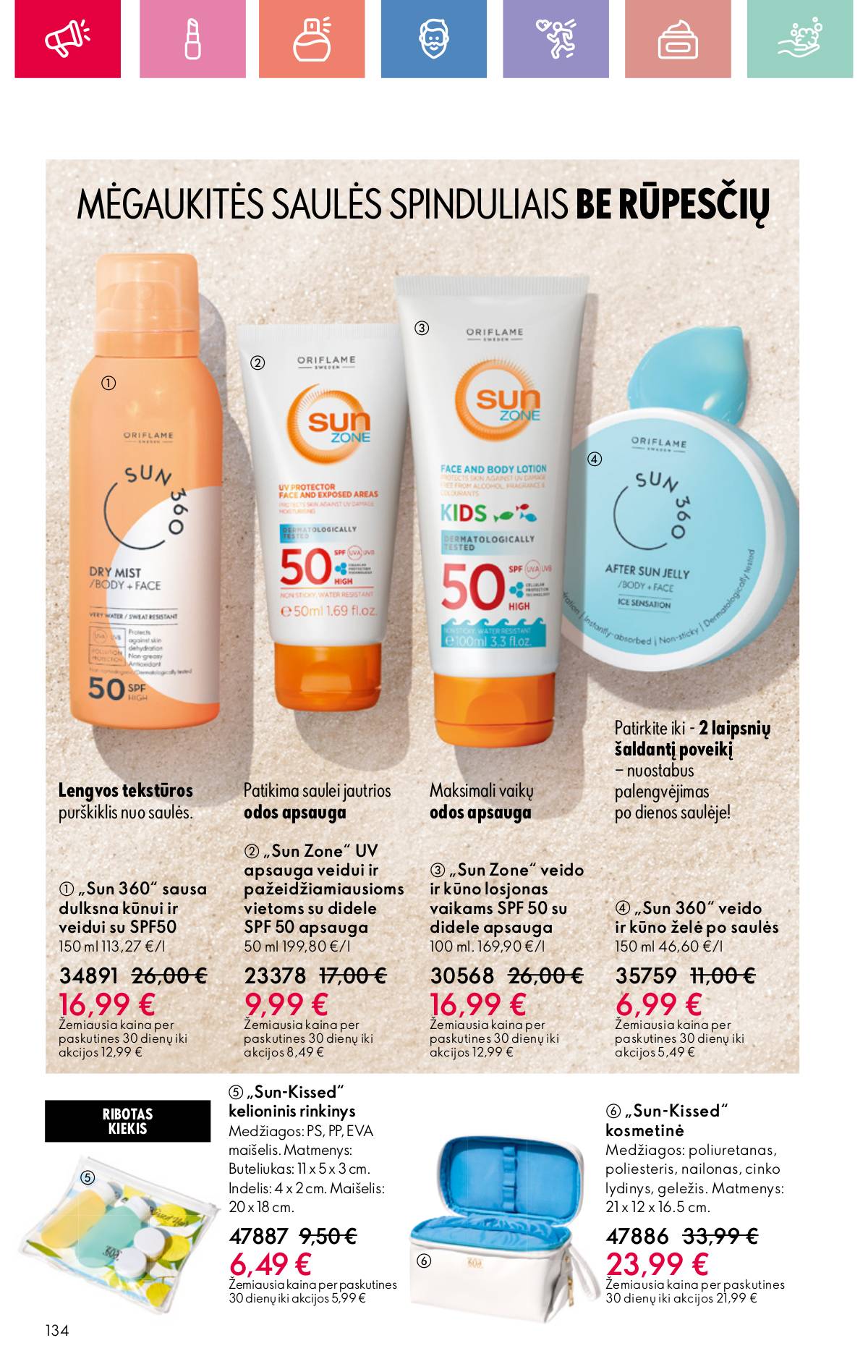 Oriflame - Oriflame akcijų katalogas 134 puslapis