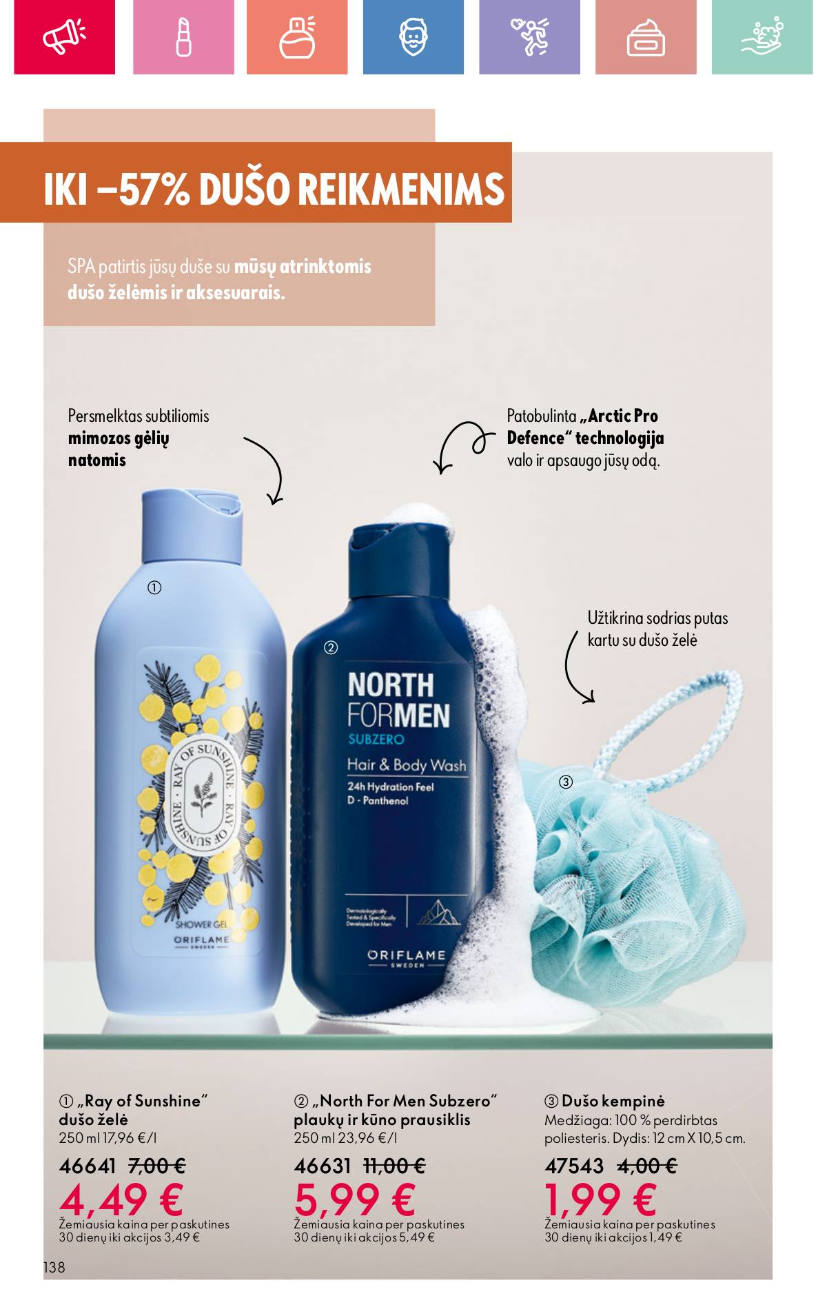 Oriflame - Oriflame akcijų katalogas 138 puslapis