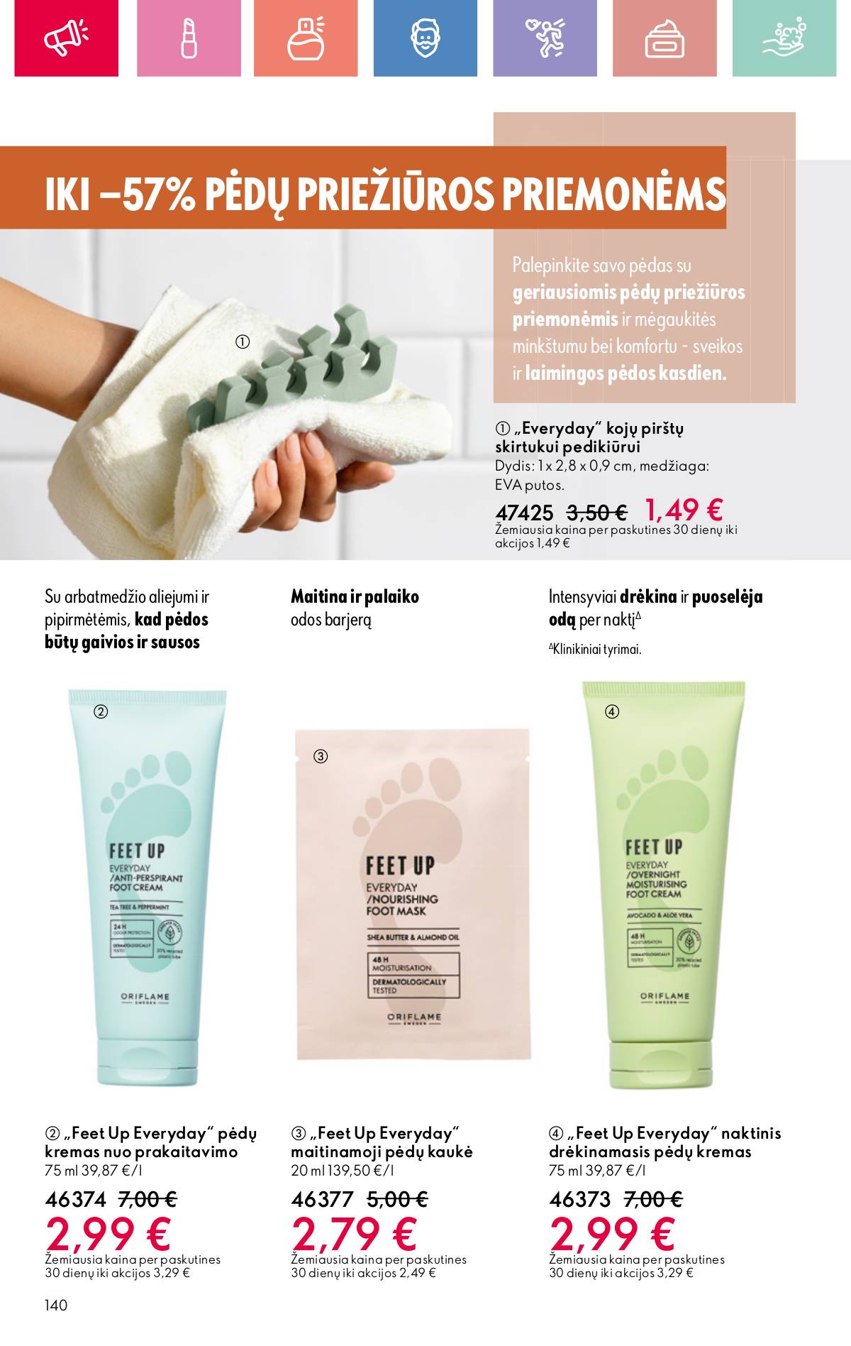 Oriflame - Oriflame akcijų katalogas 140 puslapis