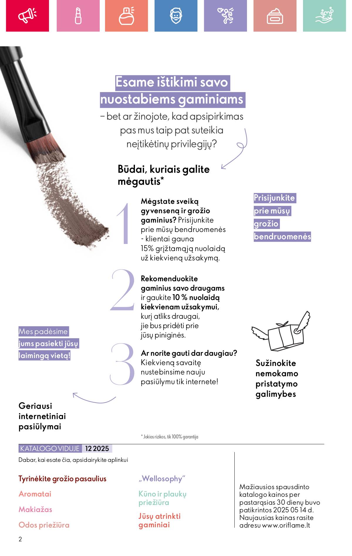 Oriflame - Oriflame akcijų katalogas 2 puslapis