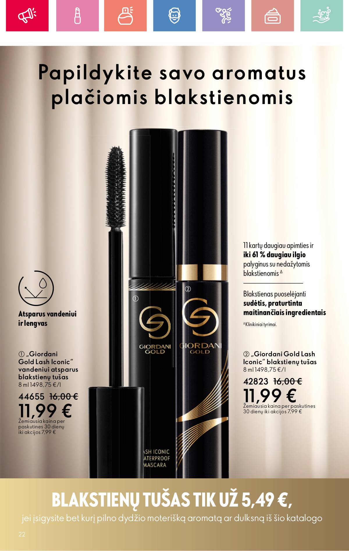 Oriflame - Oriflame akcijų katalogas 22 puslapis