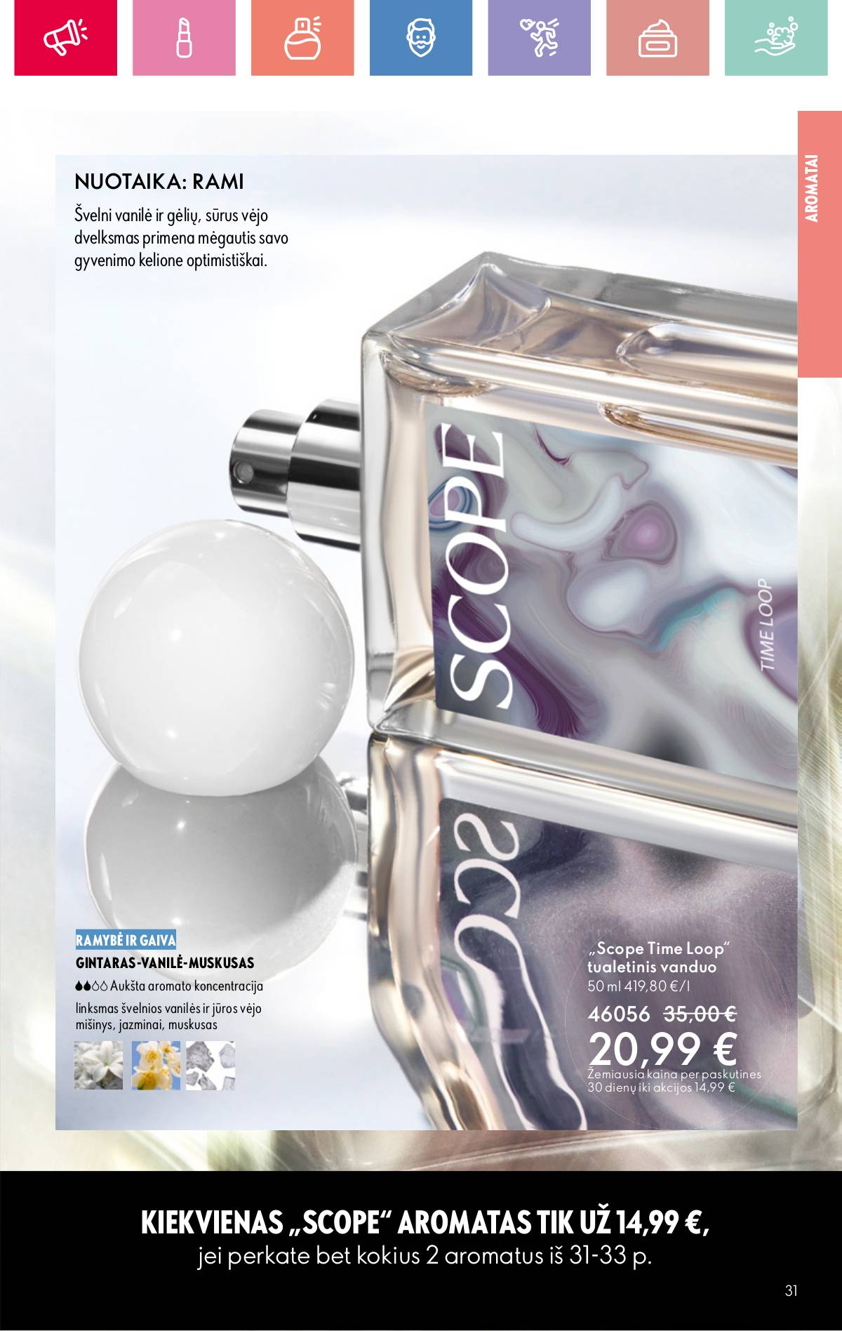 Oriflame - Oriflame akcijų katalogas 31 puslapis