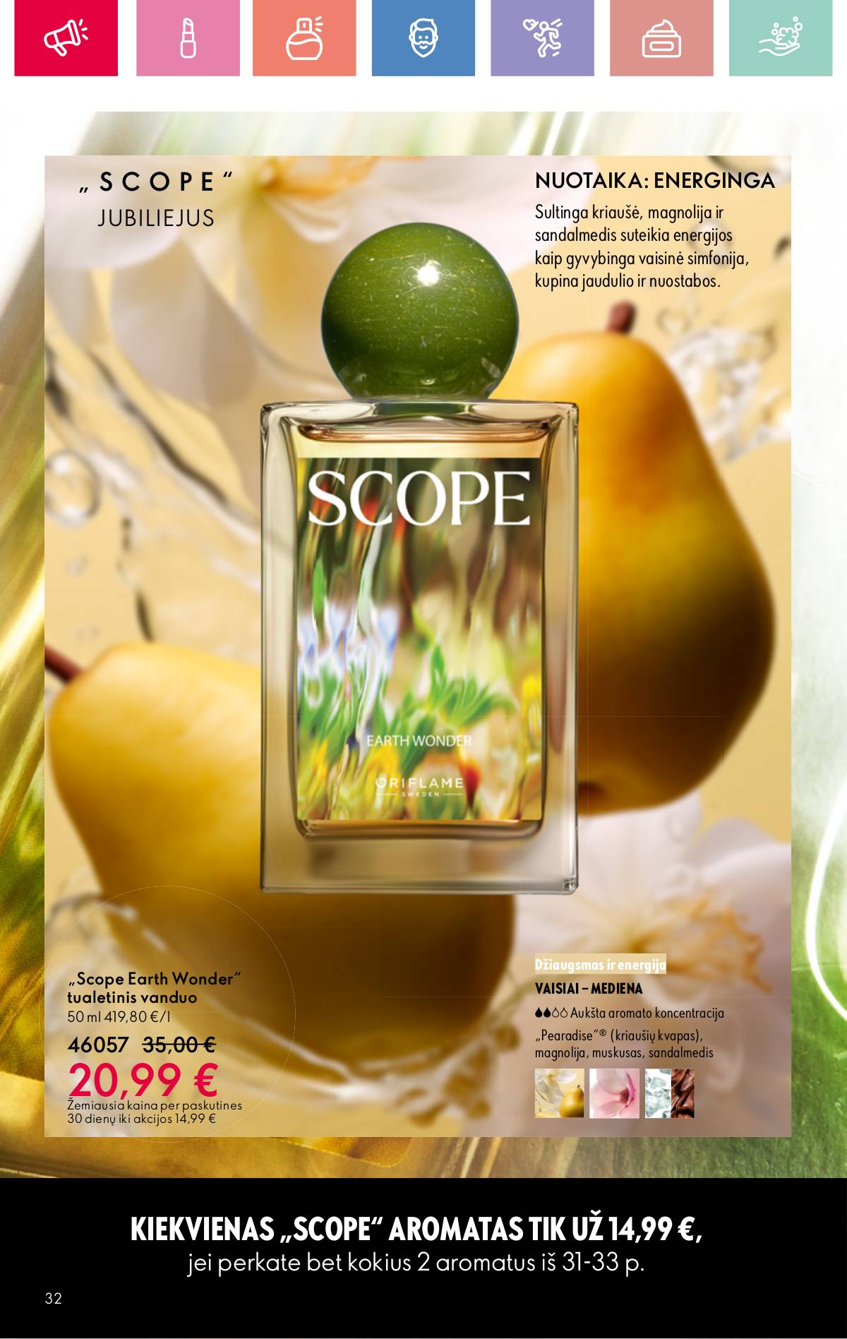 Oriflame - Oriflame akcijų katalogas 32 puslapis