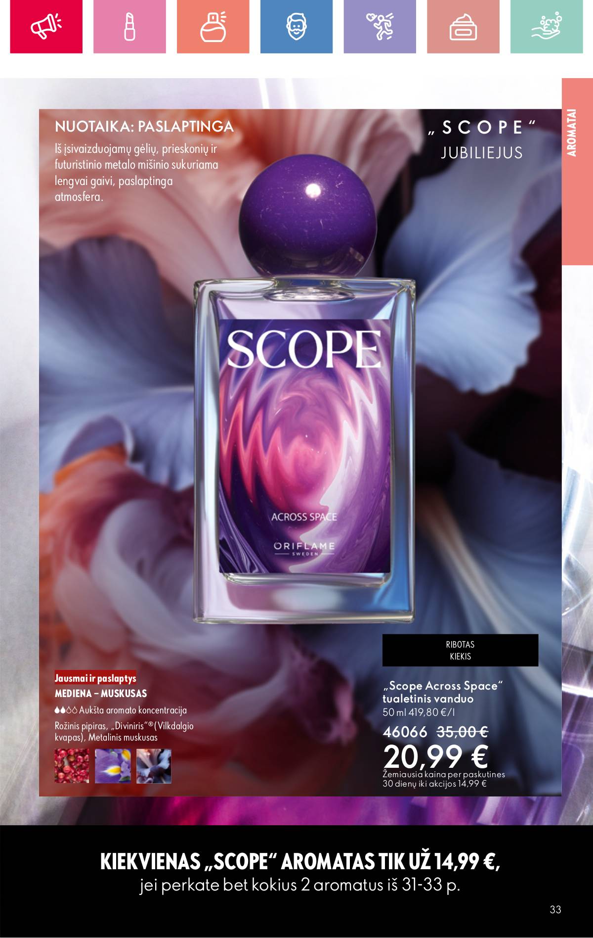 Oriflame - Oriflame akcijų katalogas 33 puslapis