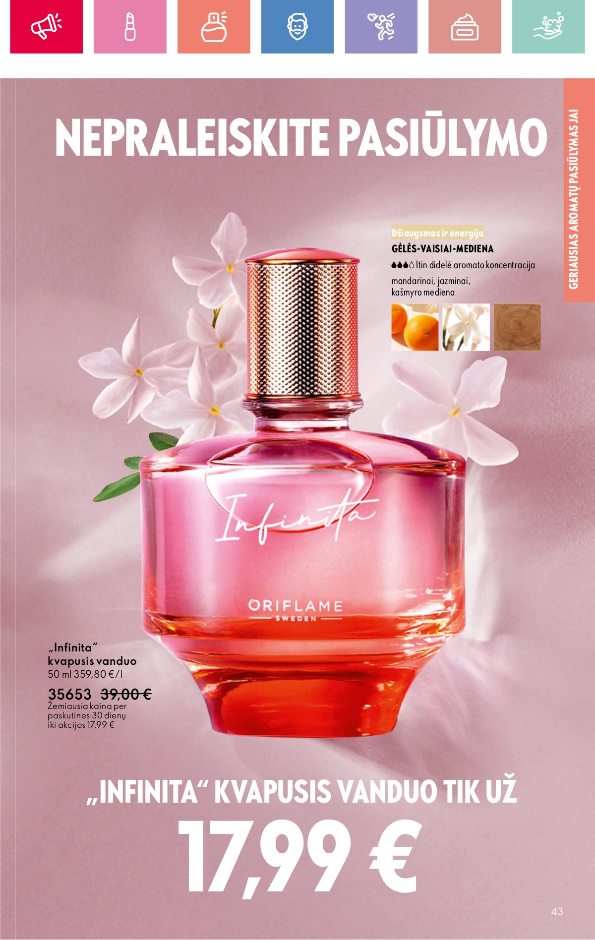 Oriflame - Oriflame akcijų katalogas 43 puslapis