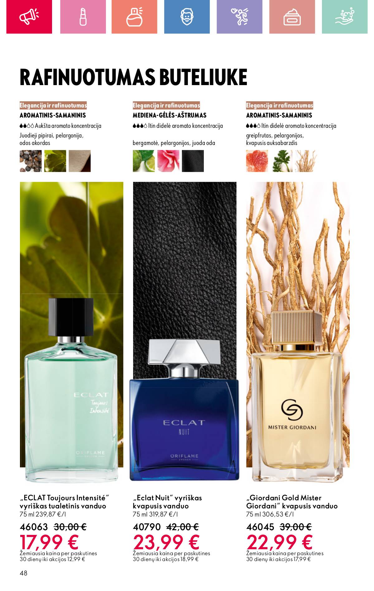 Oriflame - Oriflame akcijų katalogas 48 puslapis