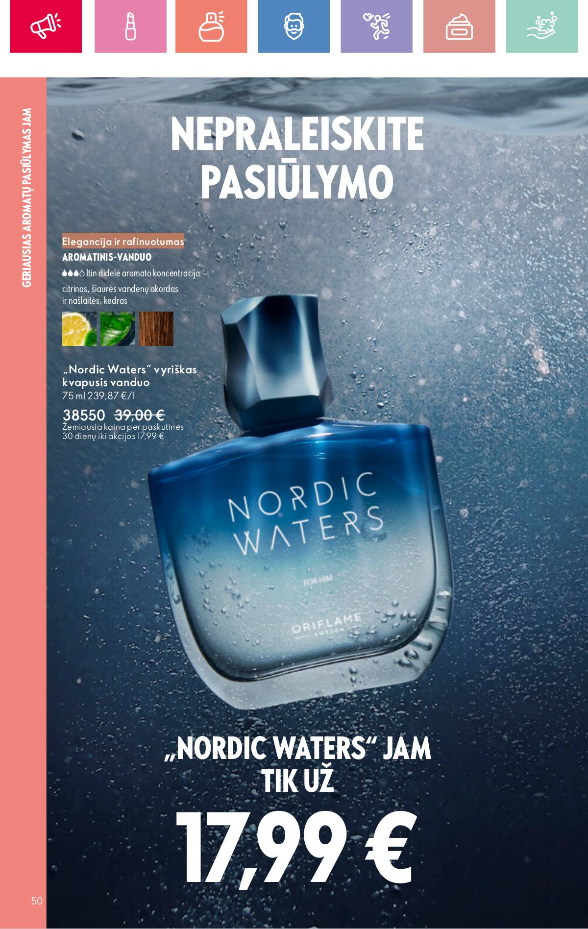 Oriflame - Oriflame akcijų katalogas 50 puslapis