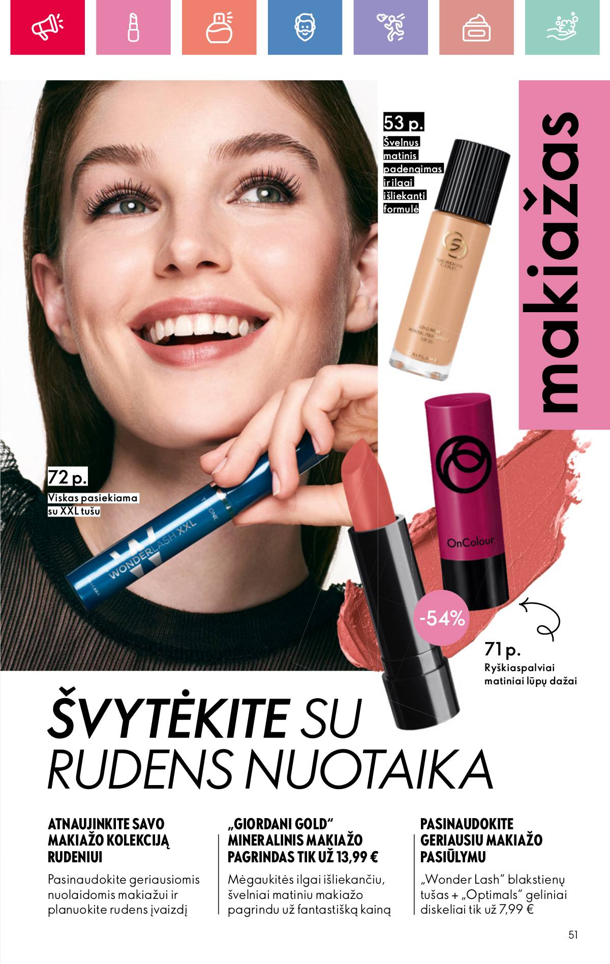 Oriflame - Oriflame akcijų katalogas 51 puslapis