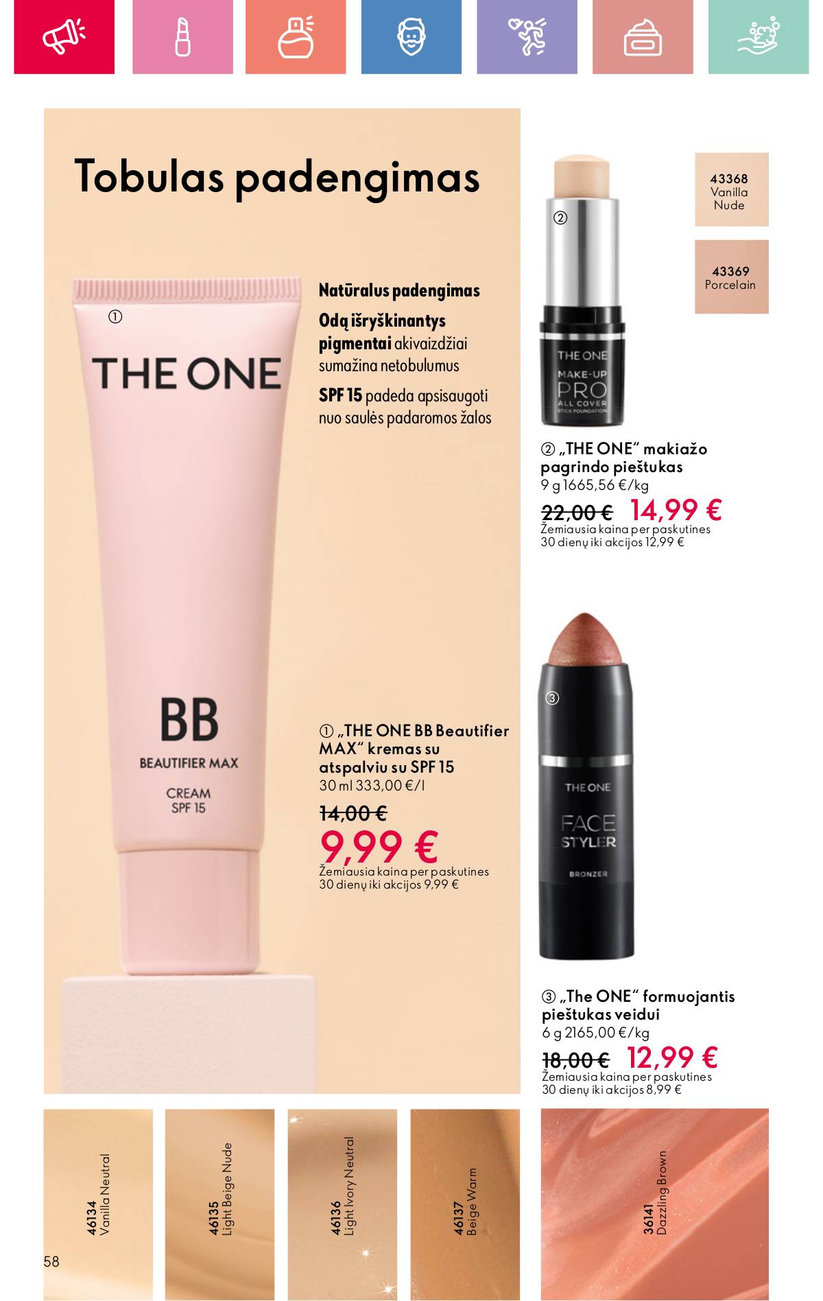 Oriflame - Oriflame akcijų katalogas 58 puslapis