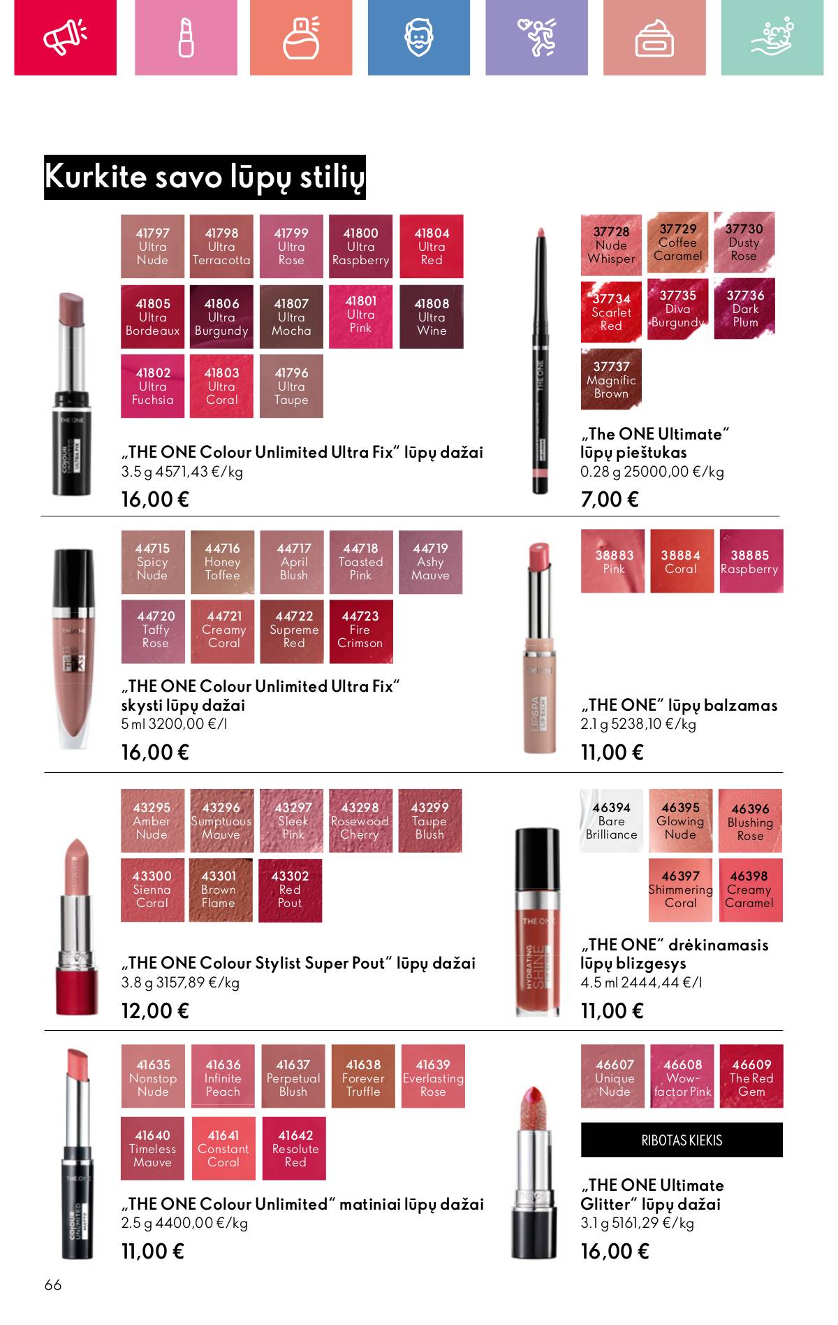 Oriflame - Oriflame akcijų katalogas 66 puslapis