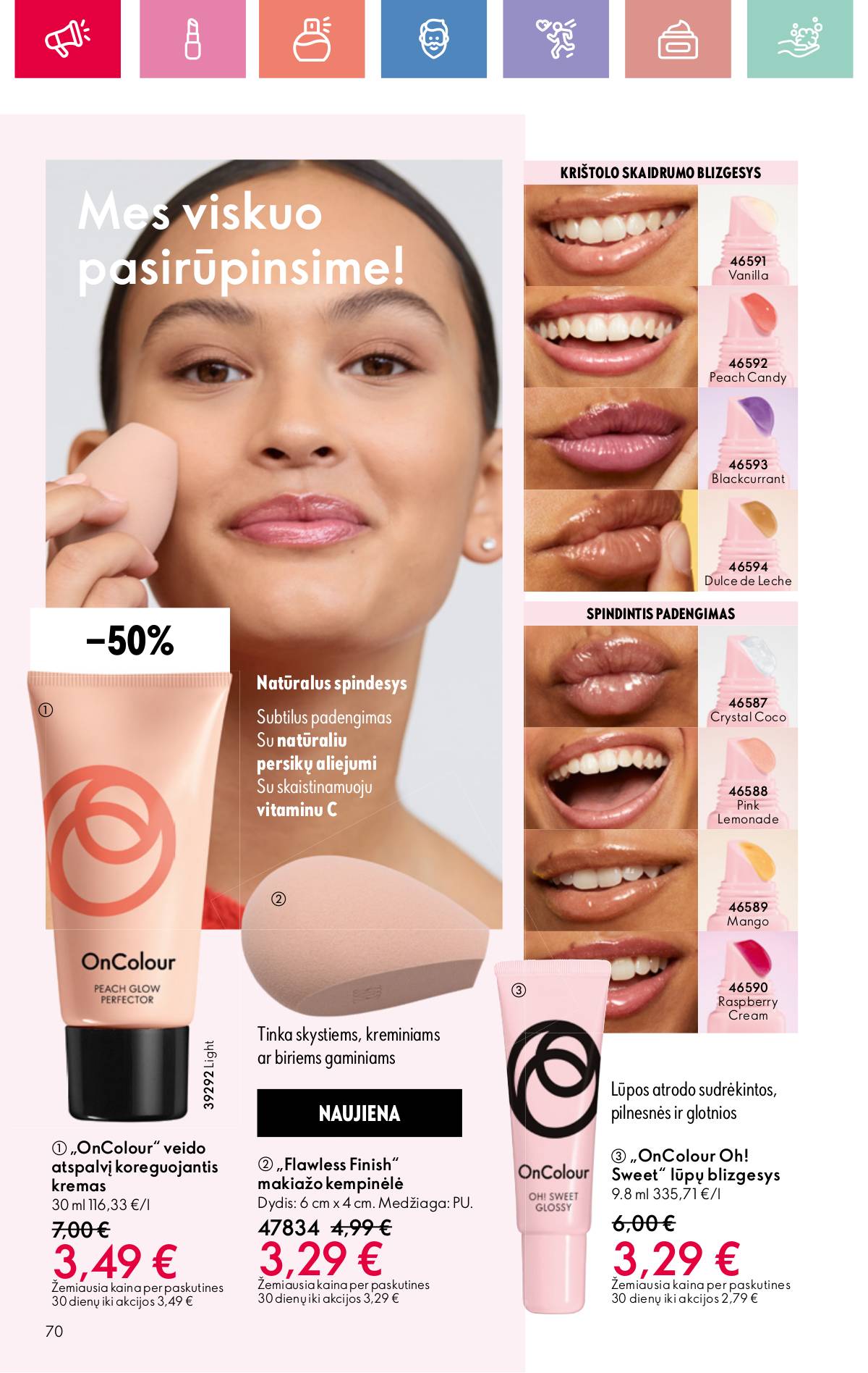 Oriflame - Oriflame akcijų katalogas 70 puslapis
