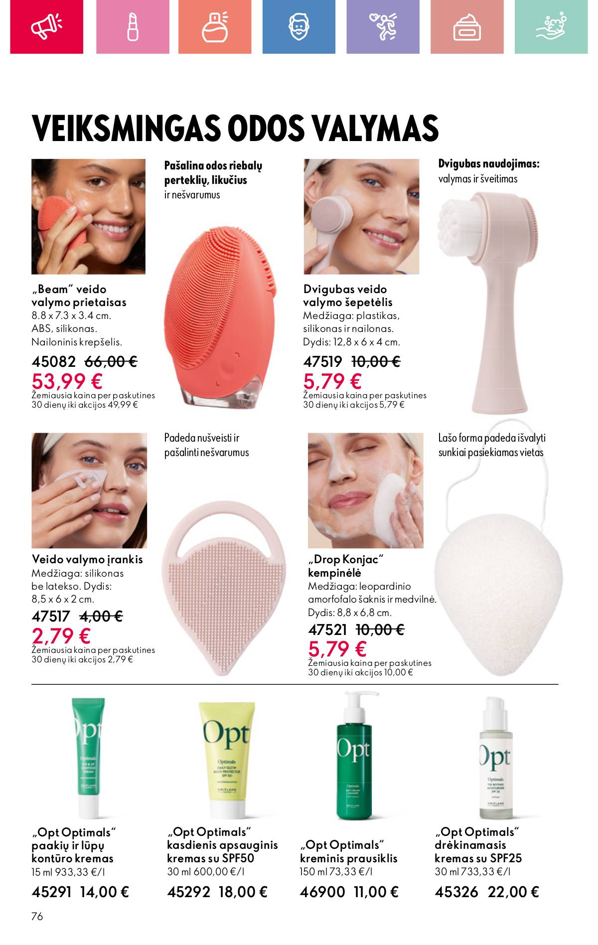 Oriflame - Oriflame akcijų katalogas 76 puslapis
