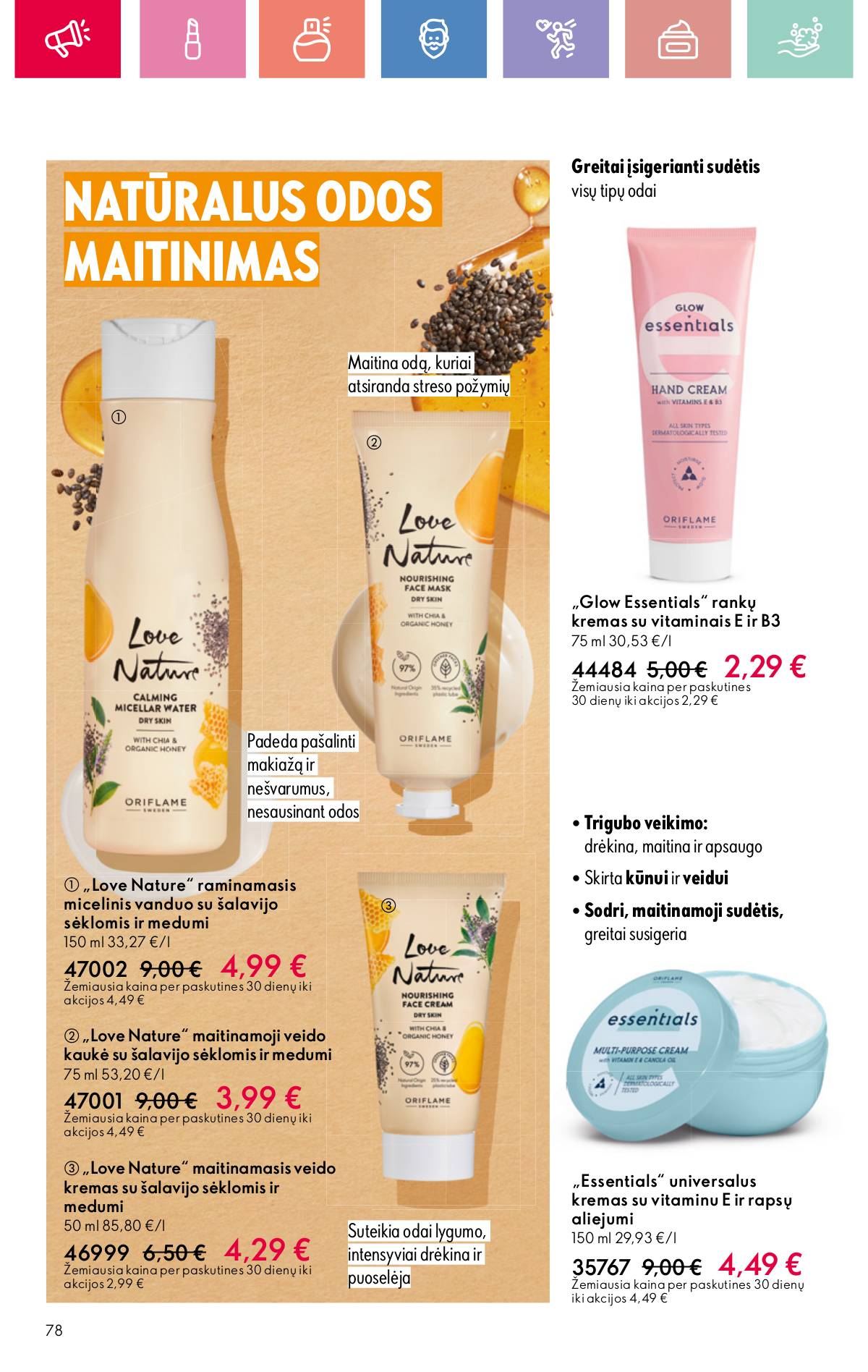 Oriflame - Oriflame akcijų katalogas 78 puslapis
