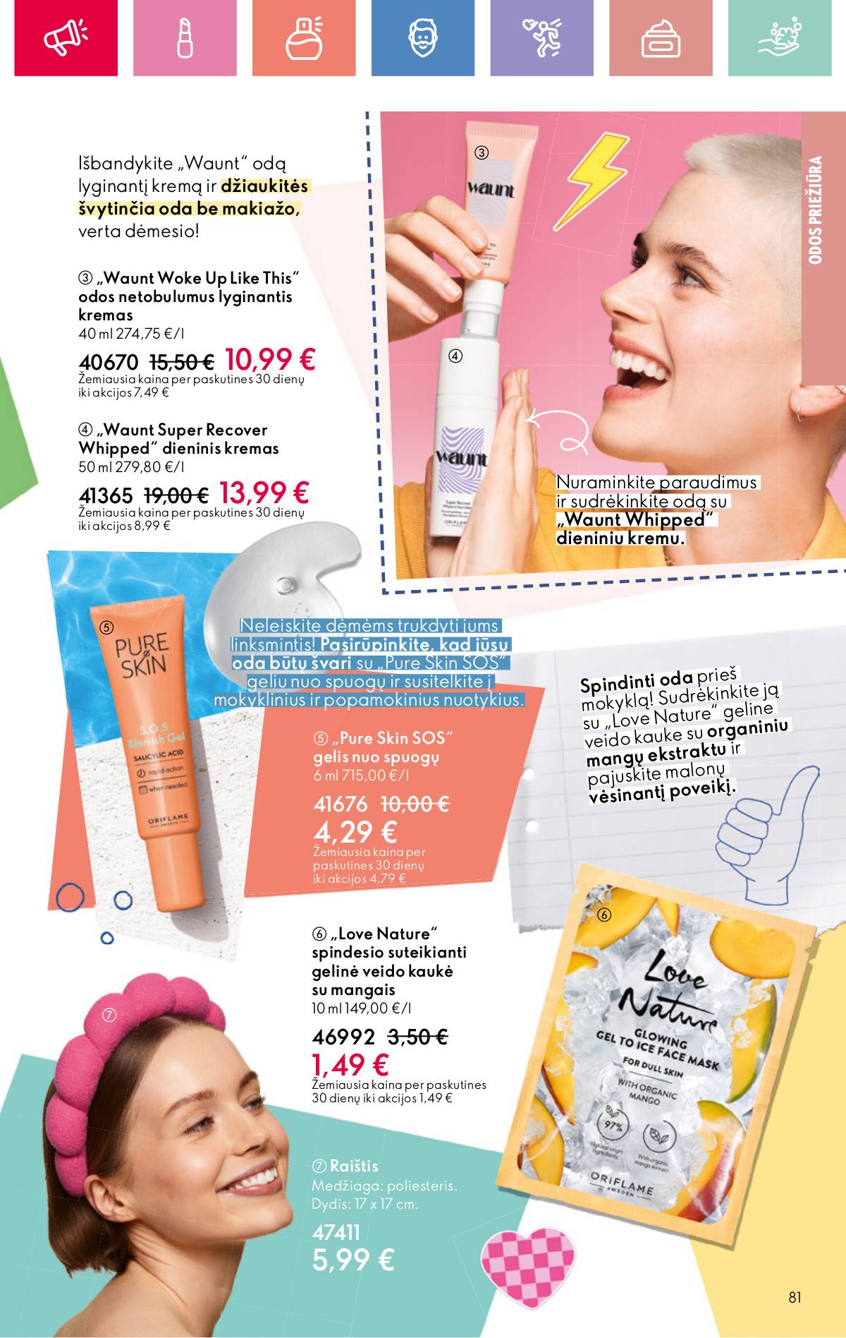 Oriflame - Oriflame akcijų katalogas 81 puslapis