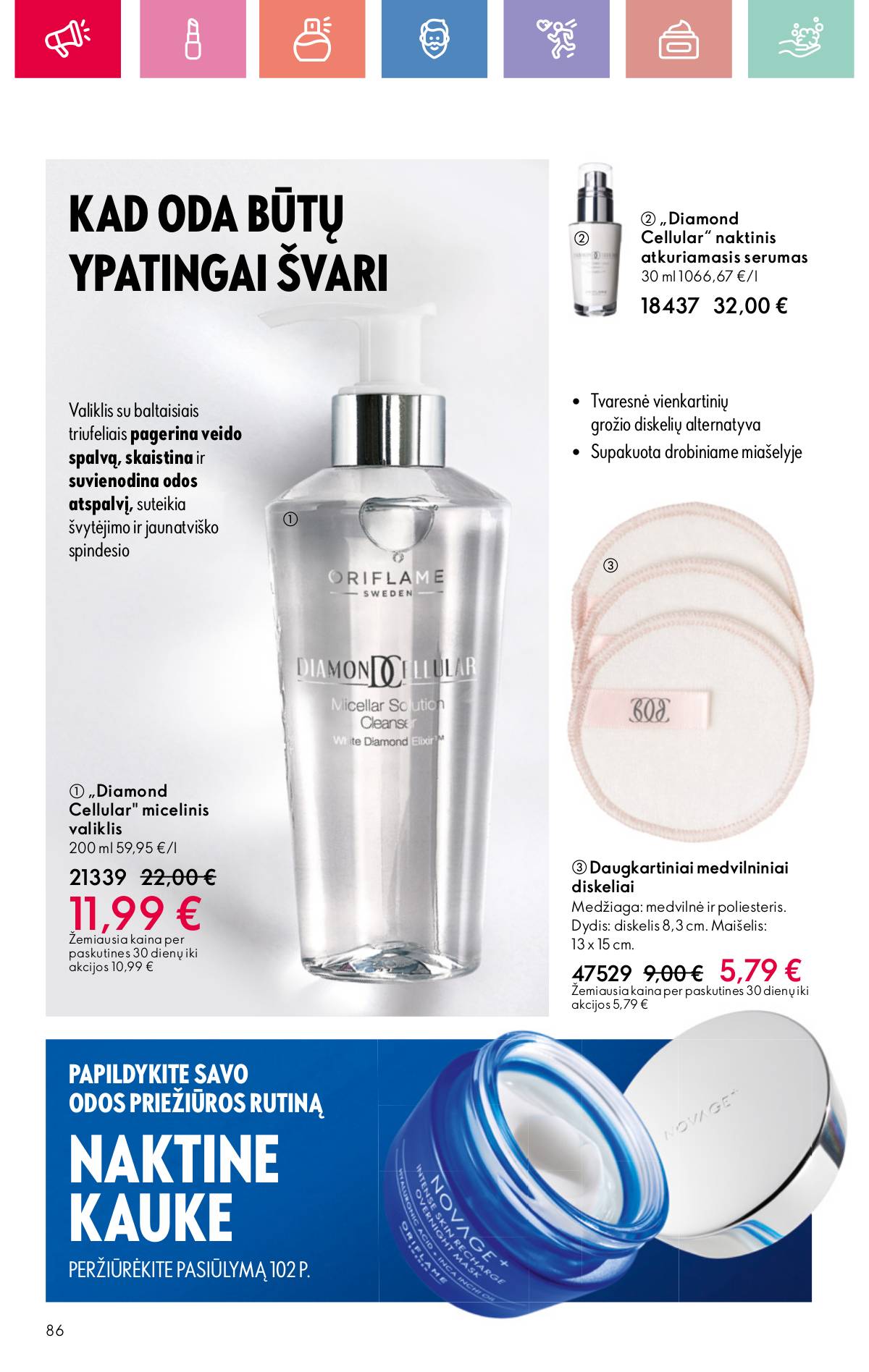 Oriflame - Oriflame akcijų katalogas 86 puslapis