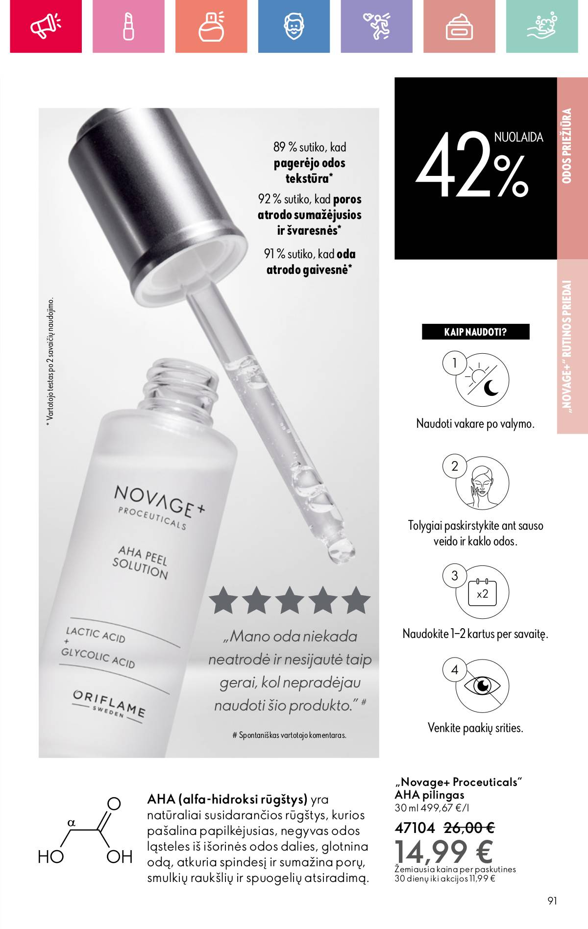 Oriflame - Oriflame akcijų katalogas 91 puslapis