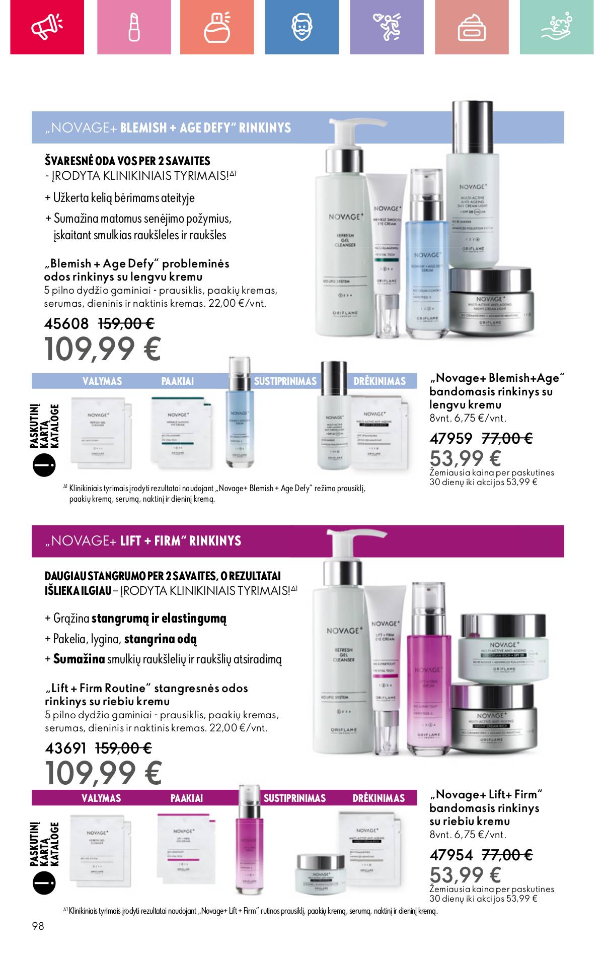 Oriflame - Oriflame akcijų katalogas 98 puslapis
