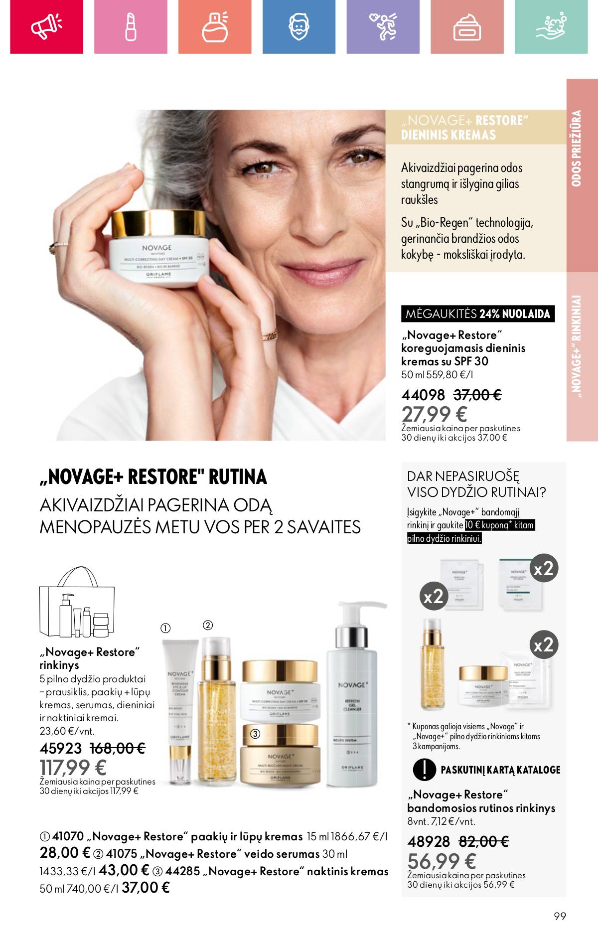 Oriflame - Oriflame akcijų katalogas 99 puslapis