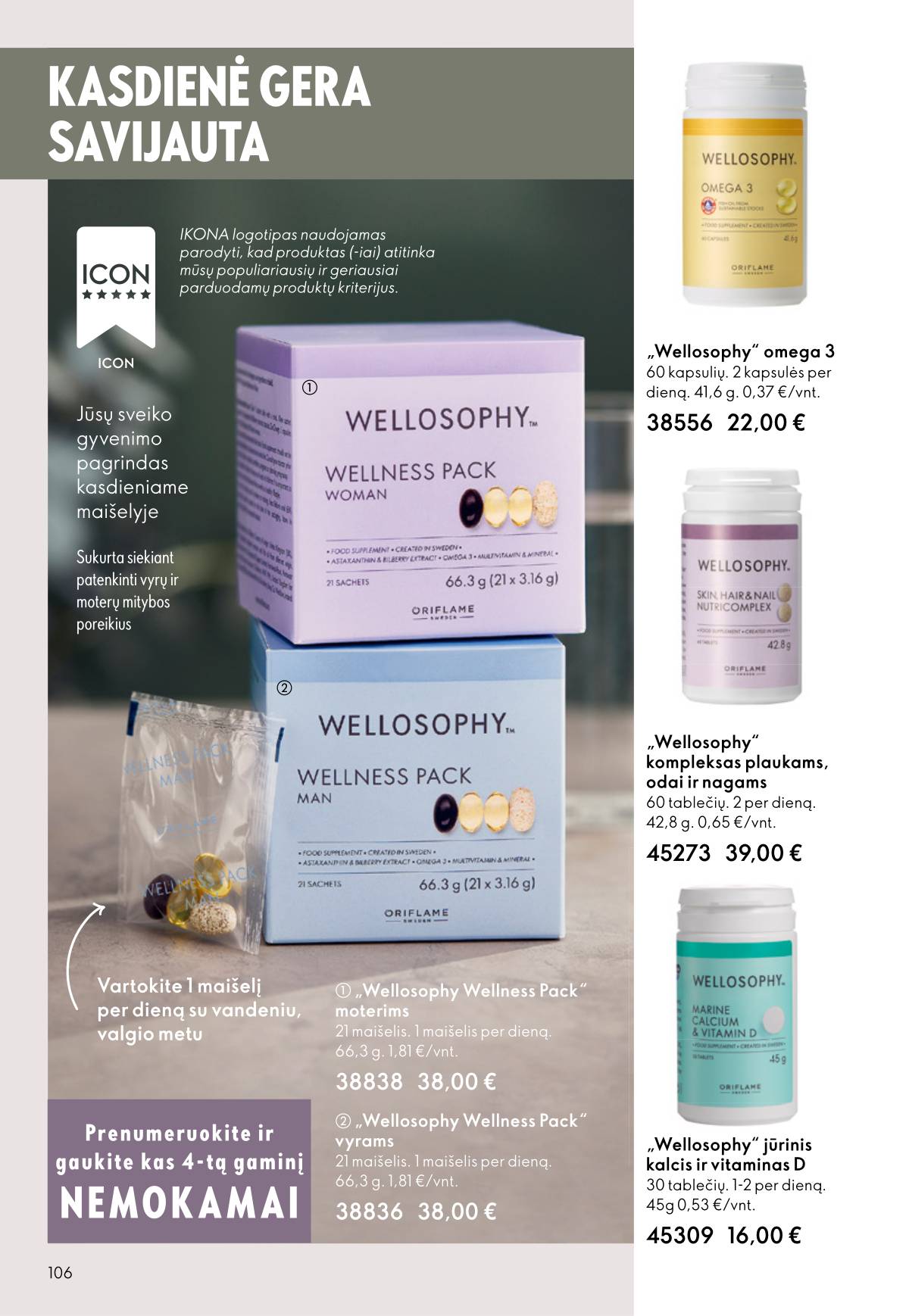 Oriflame - Oriflame akcijų katalogas 106 puslapis