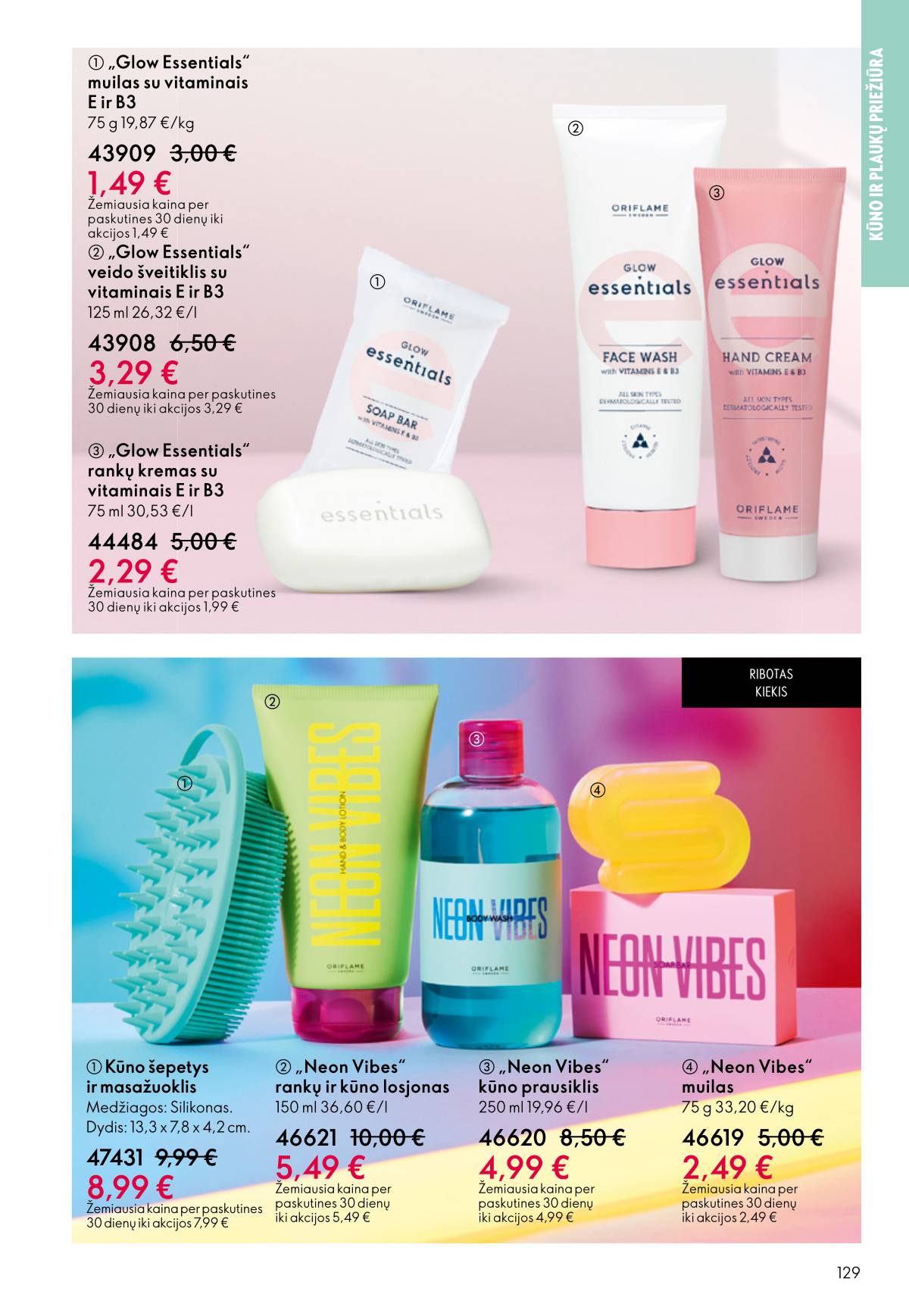 Oriflame - Oriflame akcijų katalogas 129 puslapis