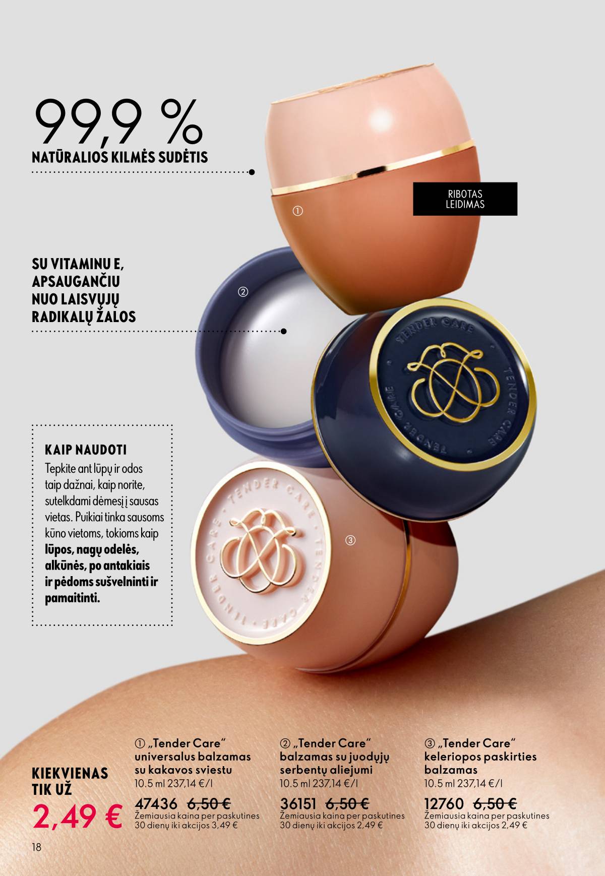Oriflame - Oriflame akcijų katalogas 18 puslapis