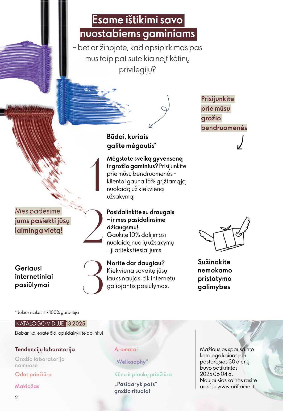 Oriflame - Oriflame akcijų katalogas 2 puslapis