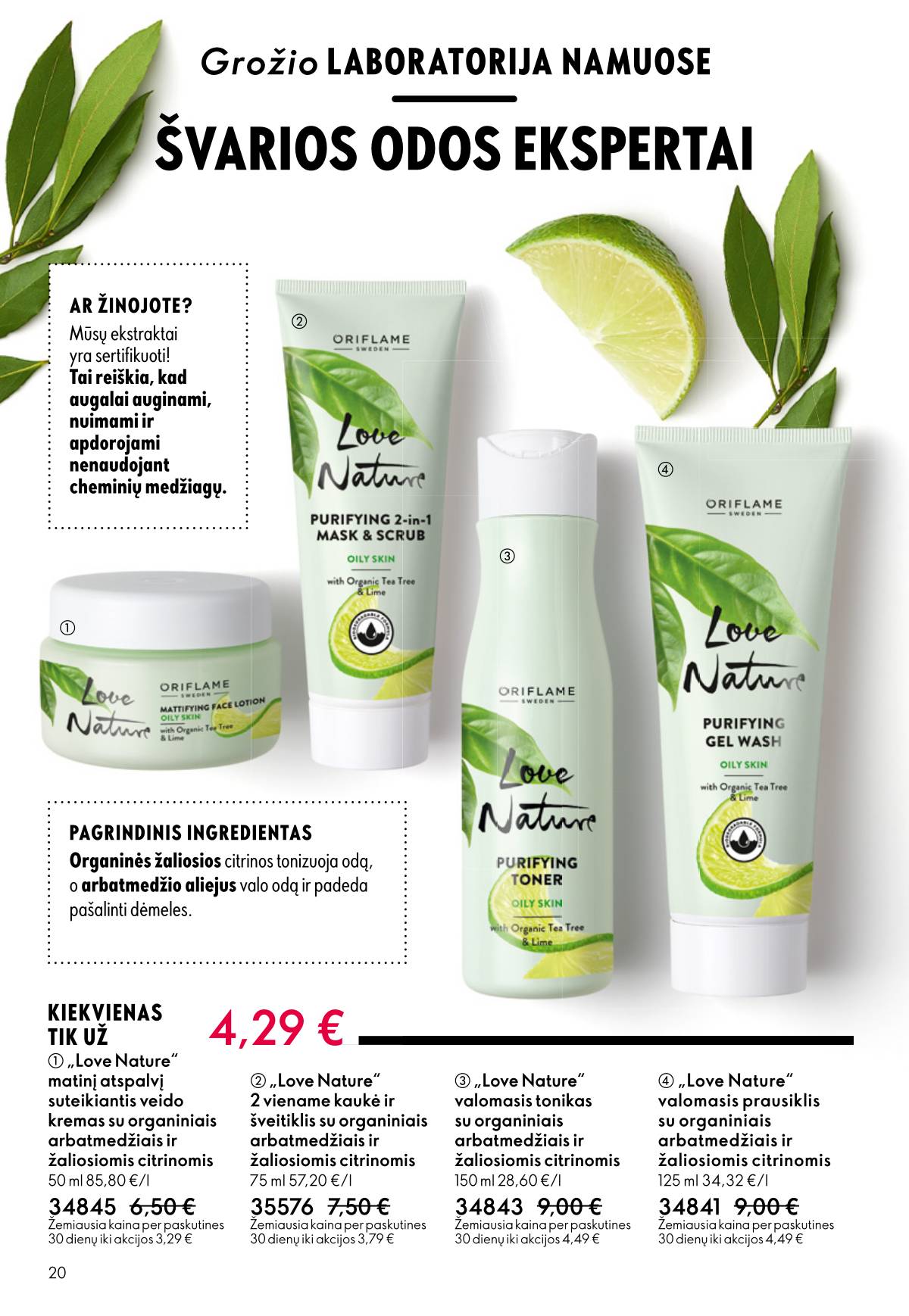 Oriflame - Oriflame akcijų katalogas 20 puslapis