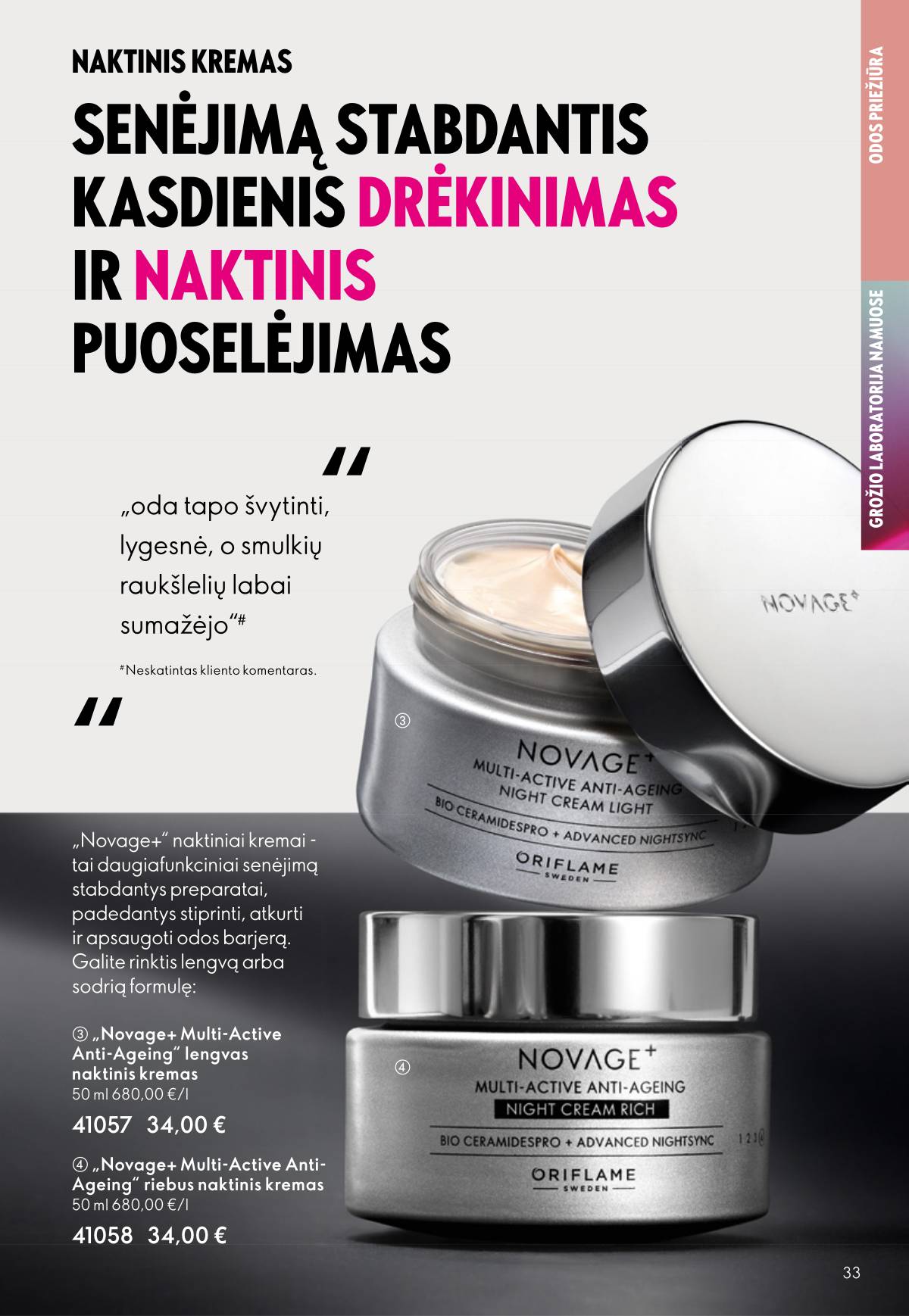 Oriflame - Oriflame akcijų katalogas 33 puslapis