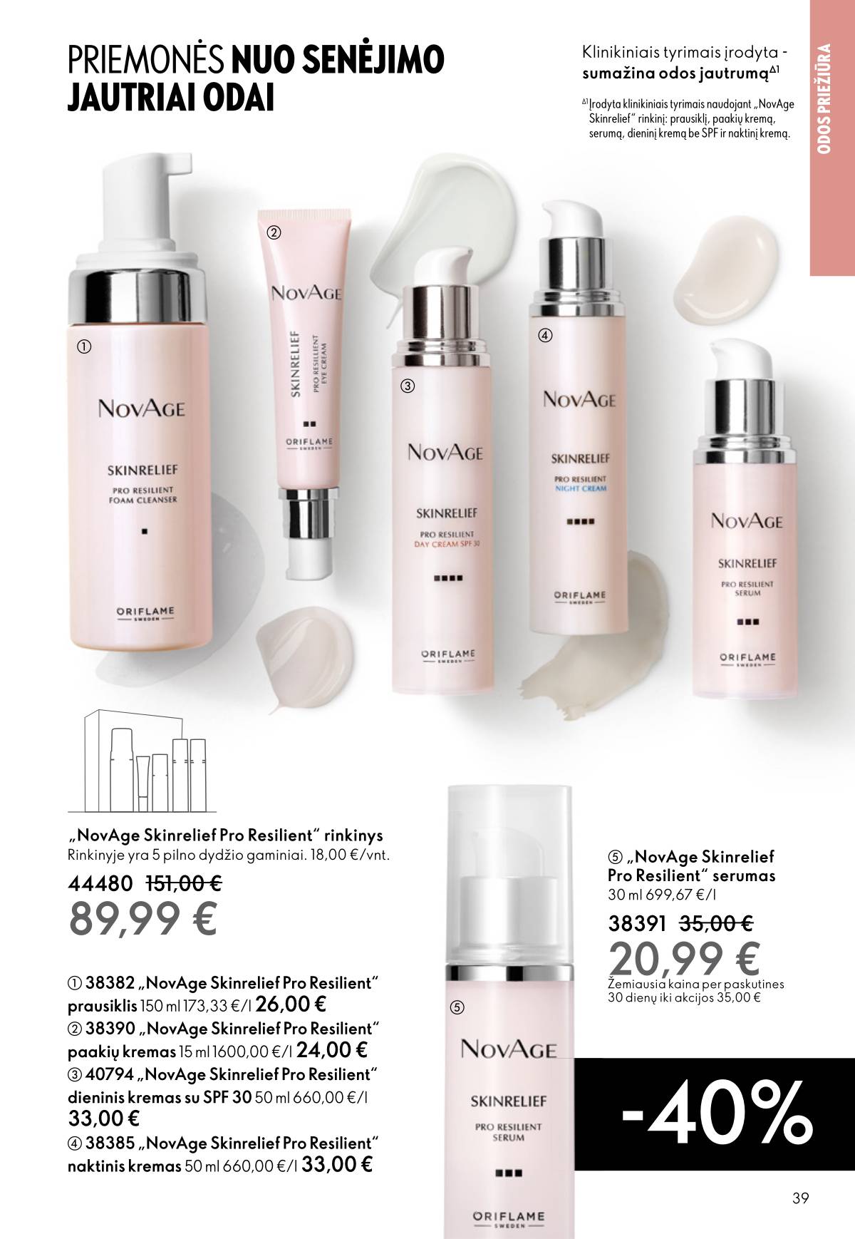 Oriflame - Oriflame akcijų katalogas 39 puslapis