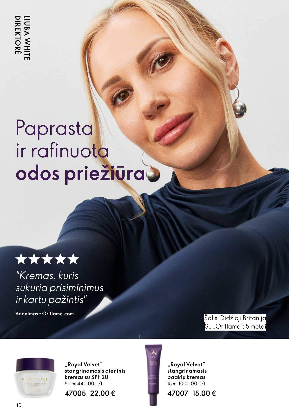 Oriflame - Oriflame akcijų katalogas 40 puslapis