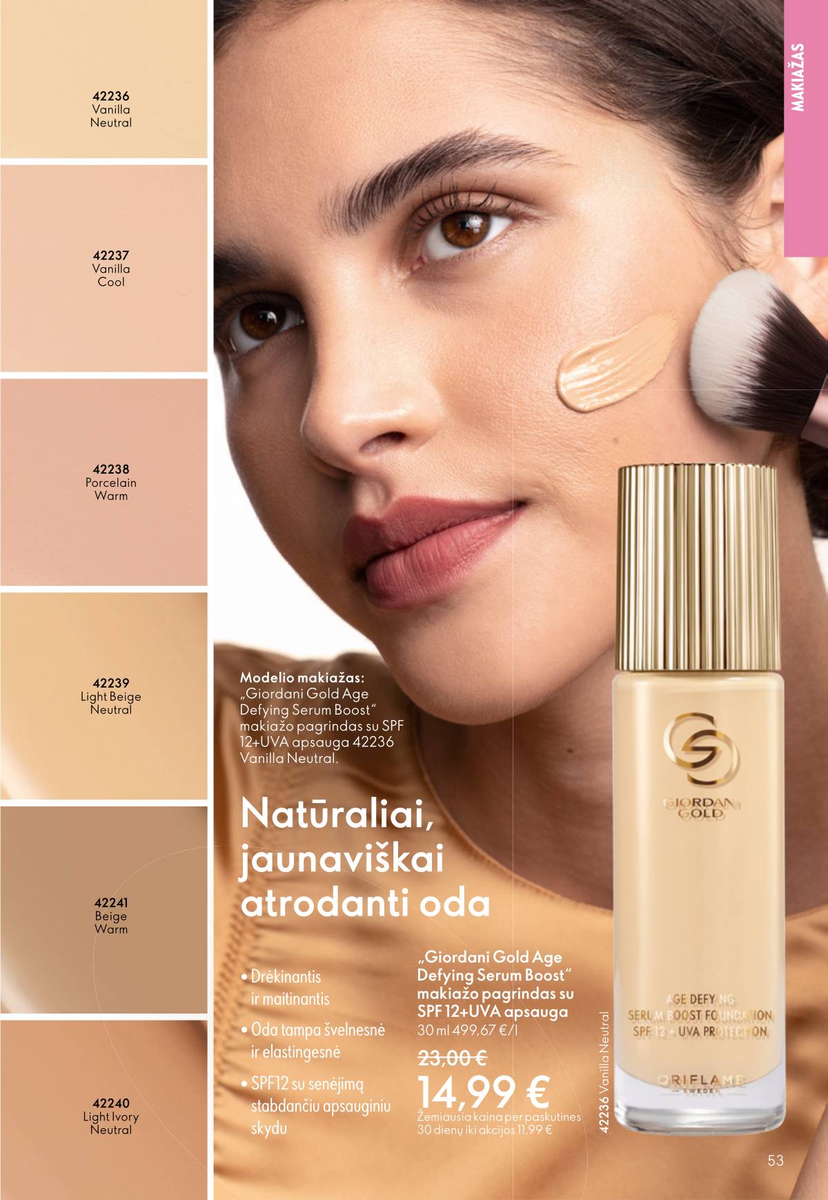 Oriflame - Oriflame akcijų katalogas 53 puslapis