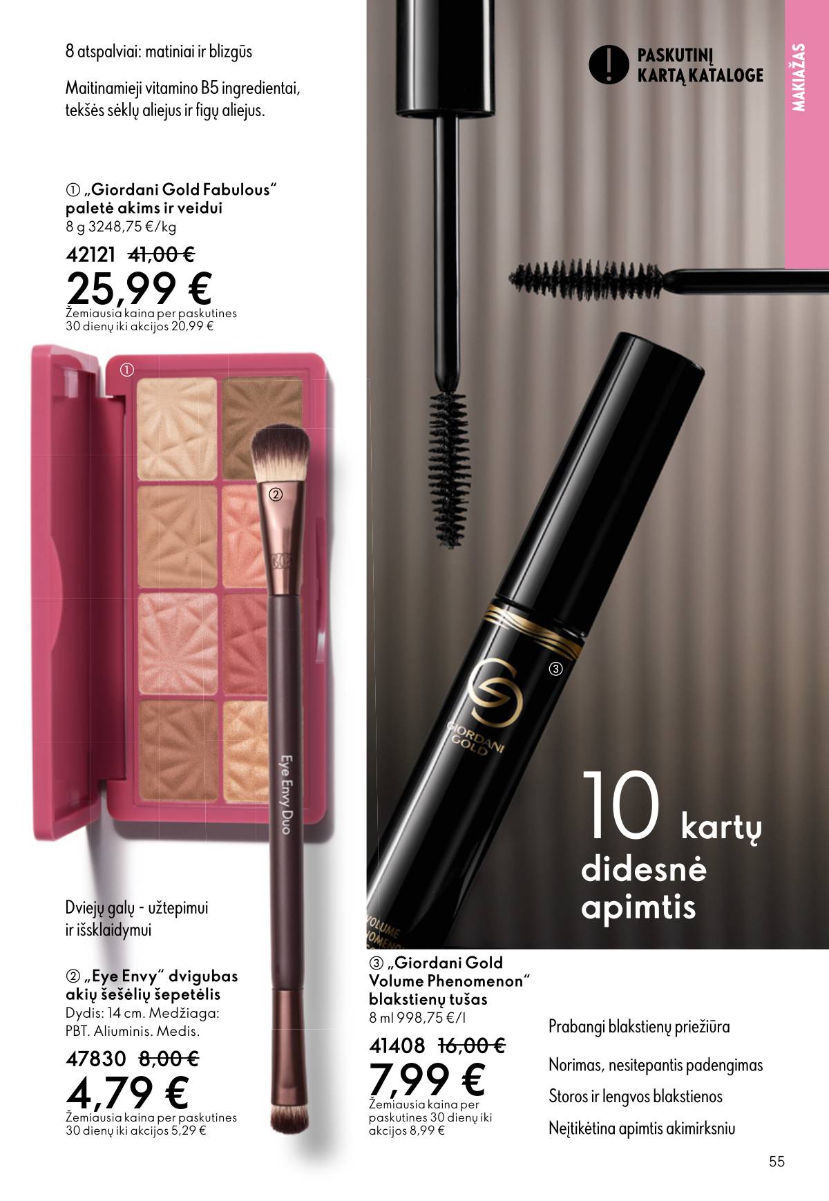 Oriflame - Oriflame akcijų katalogas 55 puslapis