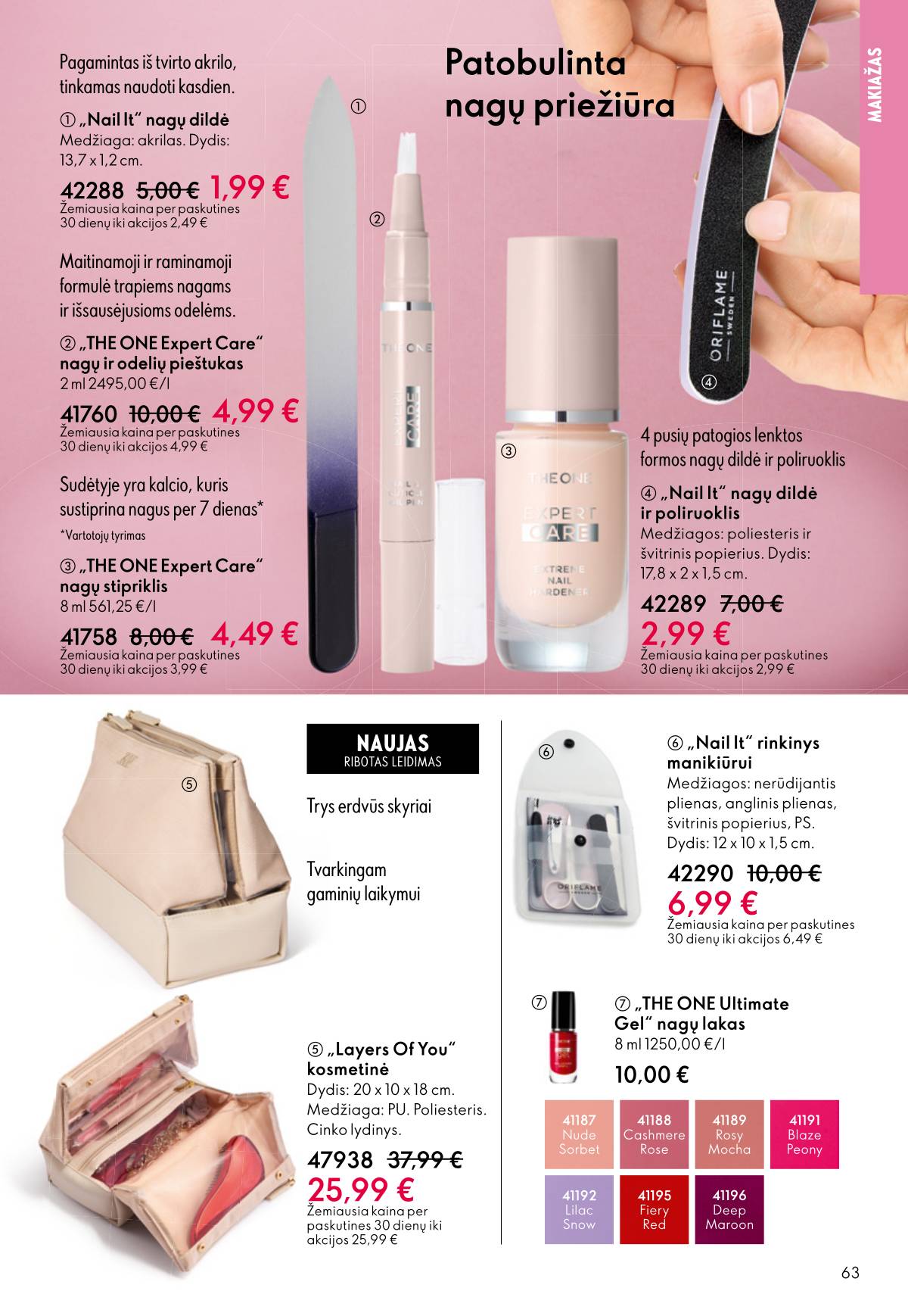 Oriflame - Oriflame akcijų katalogas 63 puslapis