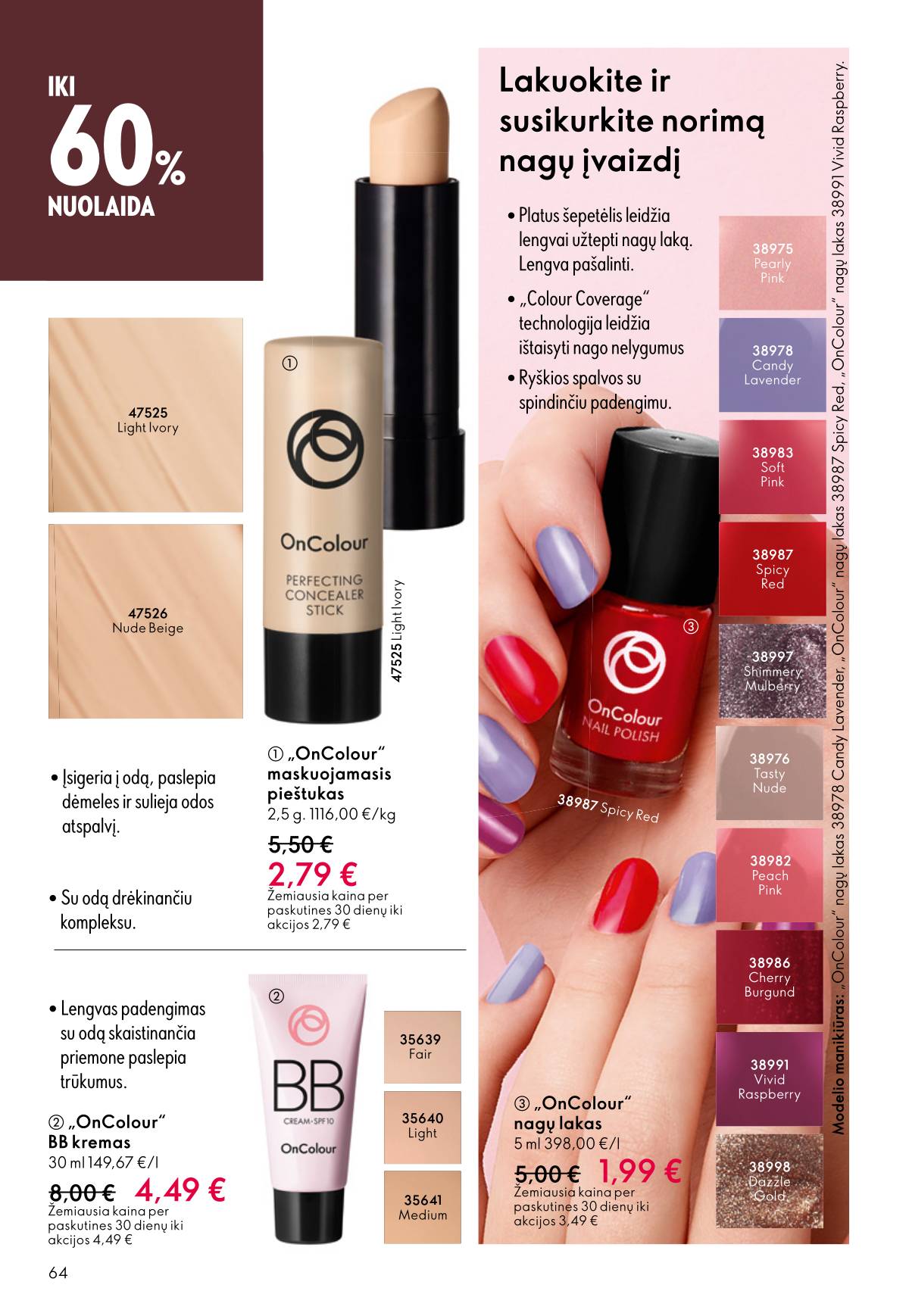 Oriflame - Oriflame akcijų katalogas 64 puslapis