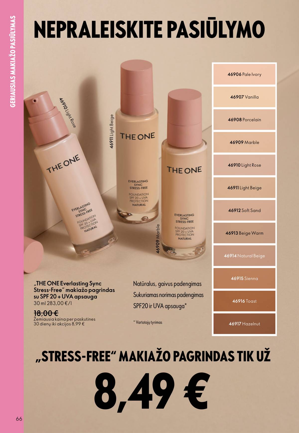 Oriflame - Oriflame akcijų katalogas 66 puslapis