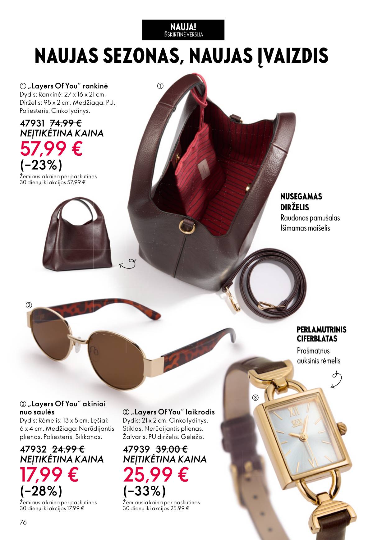 Oriflame - Oriflame akcijų katalogas 76 puslapis