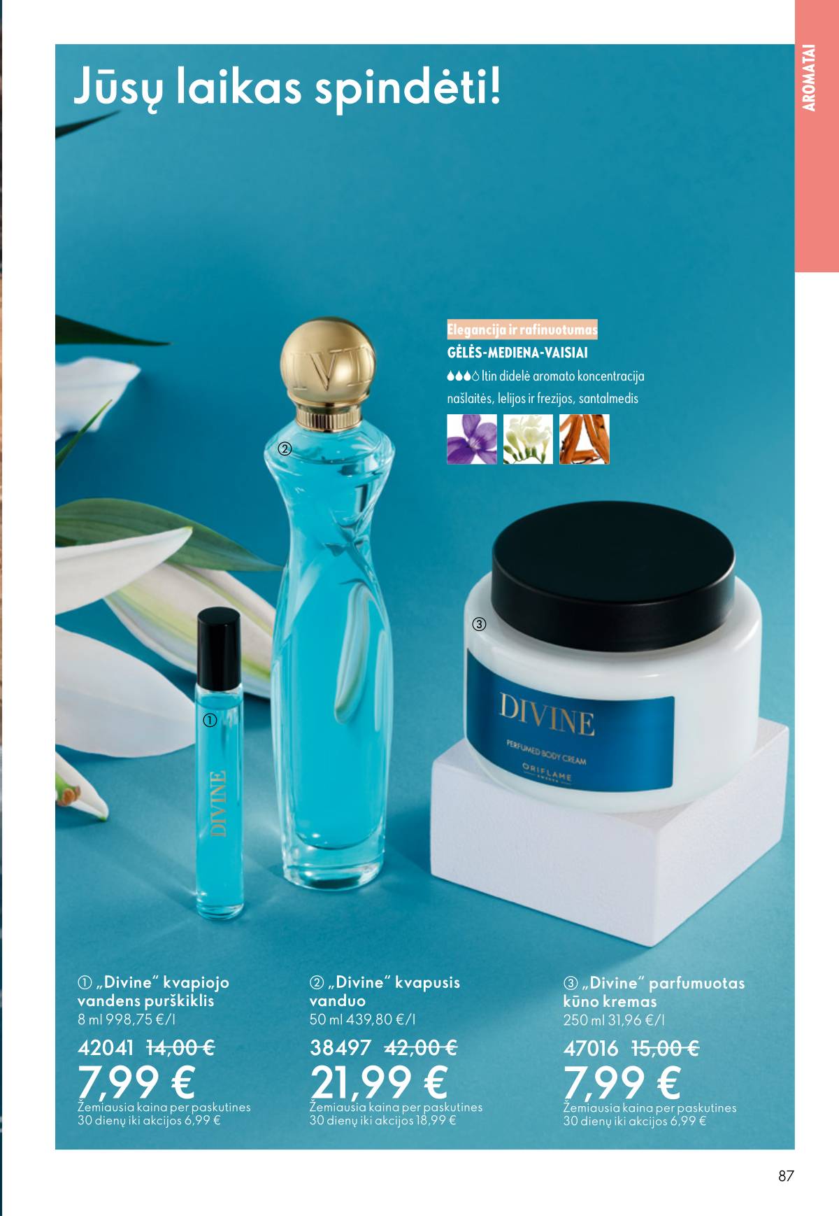 Oriflame - Oriflame akcijų katalogas 87 puslapis