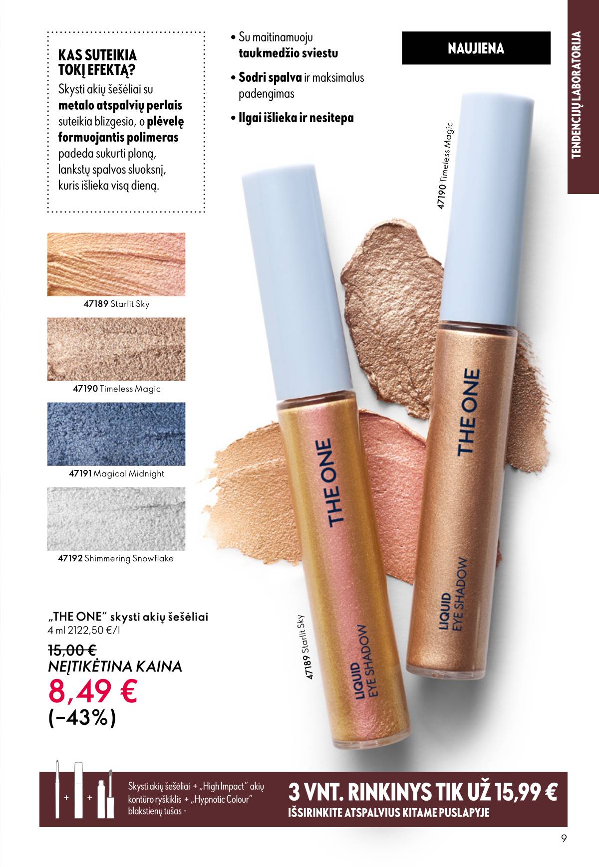 Oriflame - Oriflame akcijų katalogas 9 puslapis