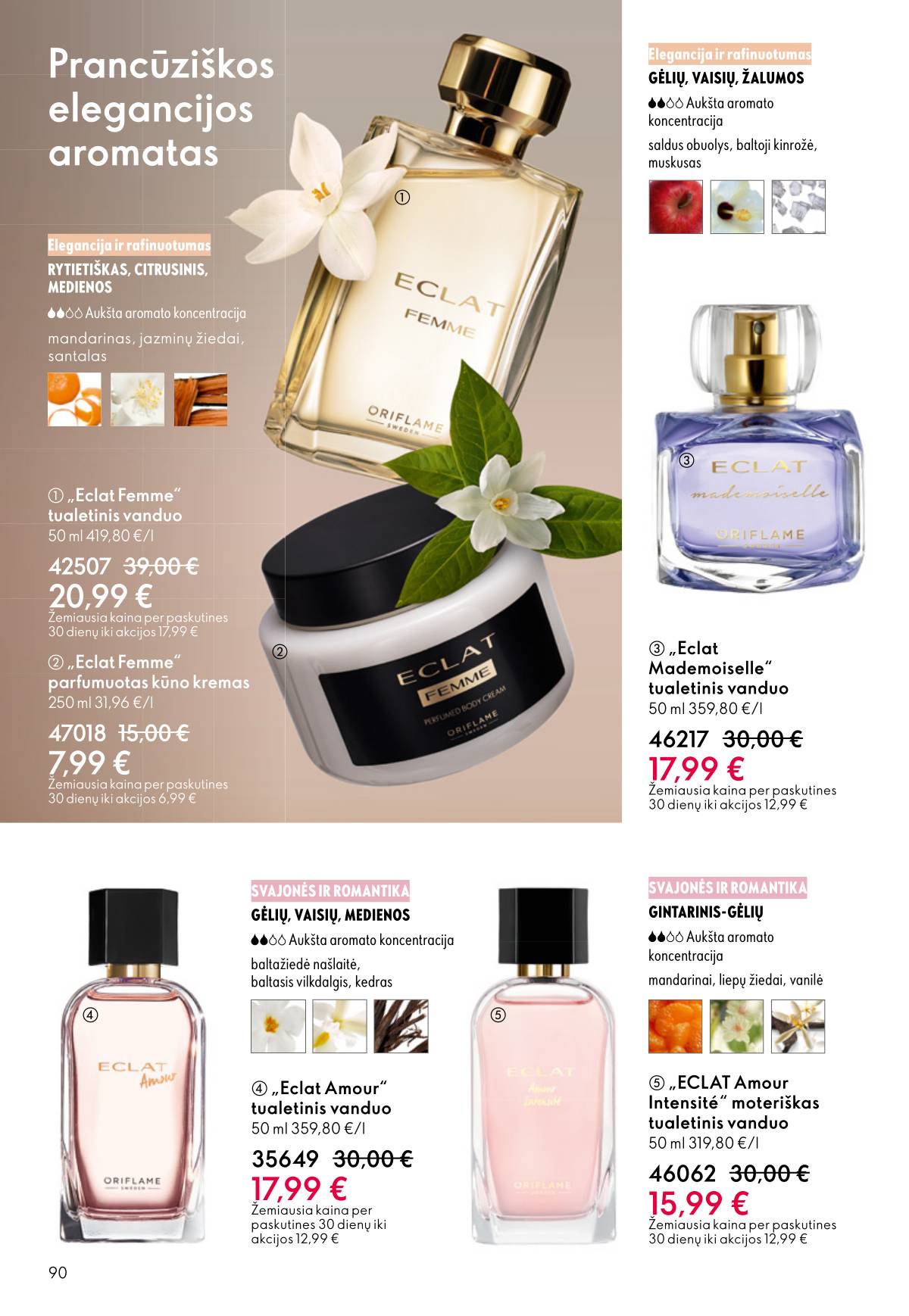 Oriflame - Oriflame akcijų katalogas 90 puslapis
