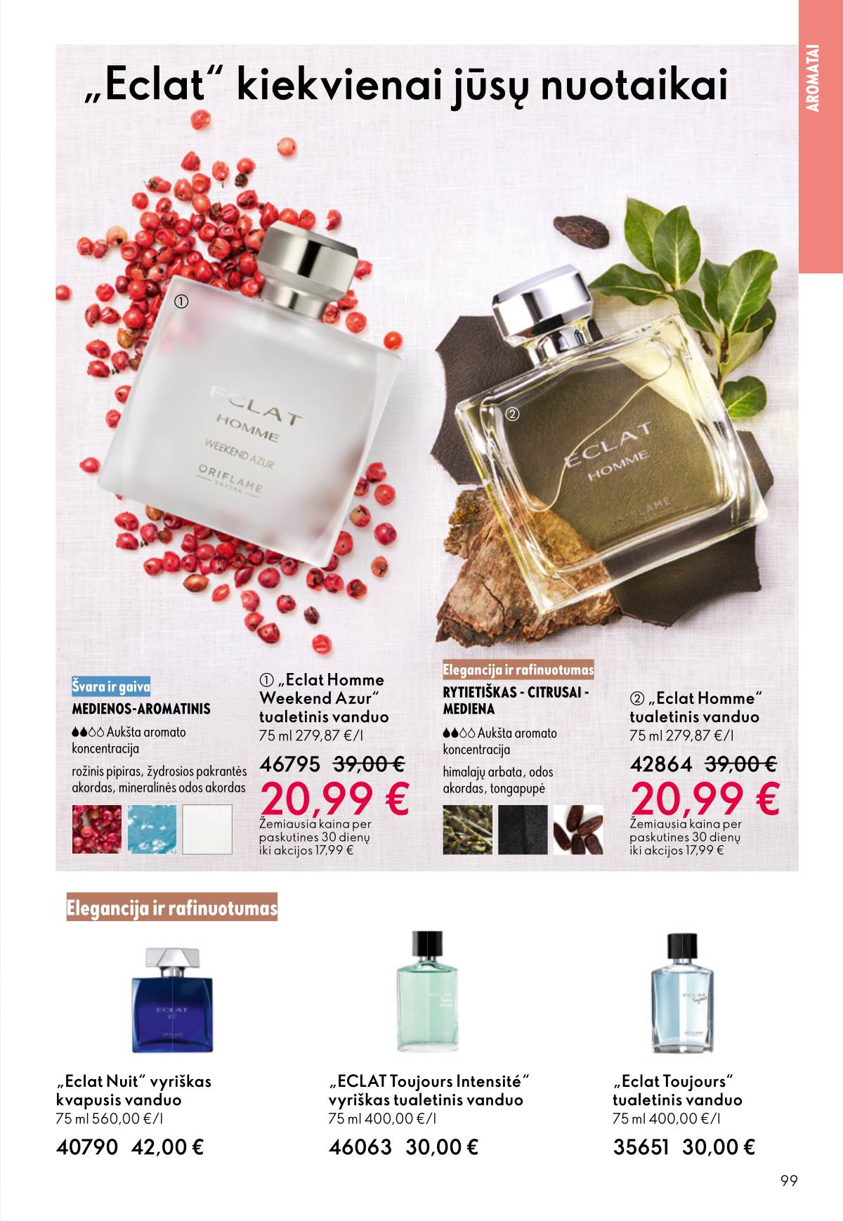 Oriflame - Oriflame akcijų katalogas 99 puslapis