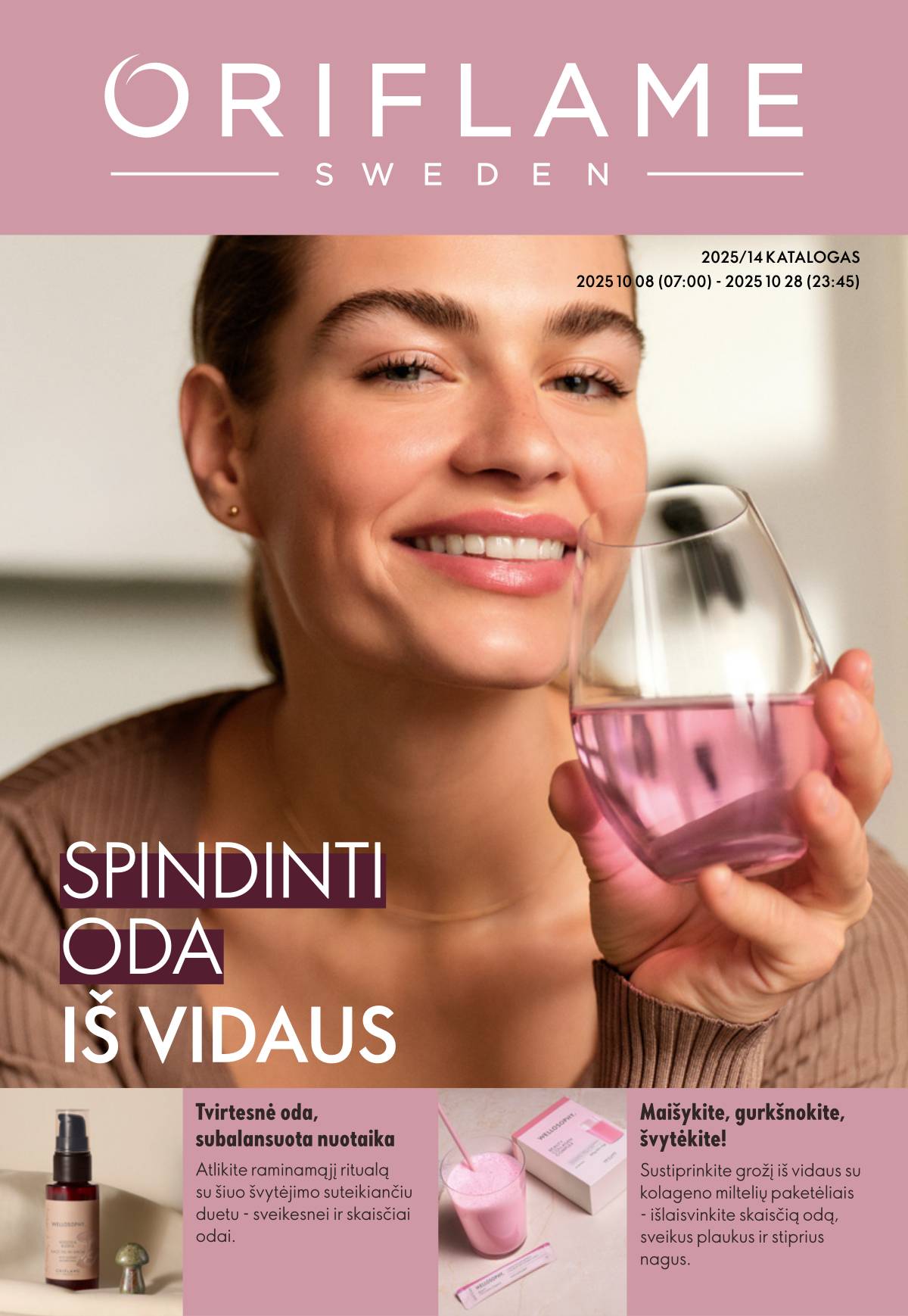 Oriflame - Oriflame akcijų katalogas 1 puslapis