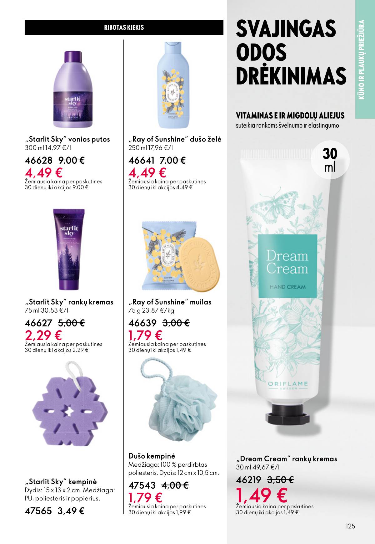 Oriflame - Oriflame akcijų katalogas 125 puslapis