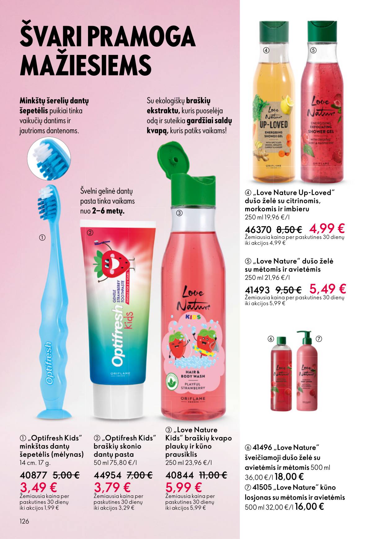 Oriflame - Oriflame akcijų katalogas 126 puslapis