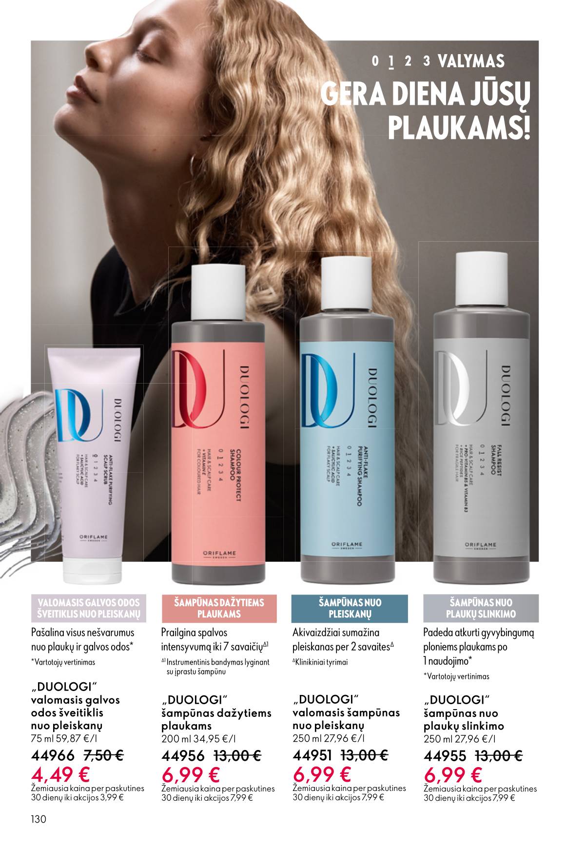 Oriflame - Oriflame akcijų katalogas 130 puslapis