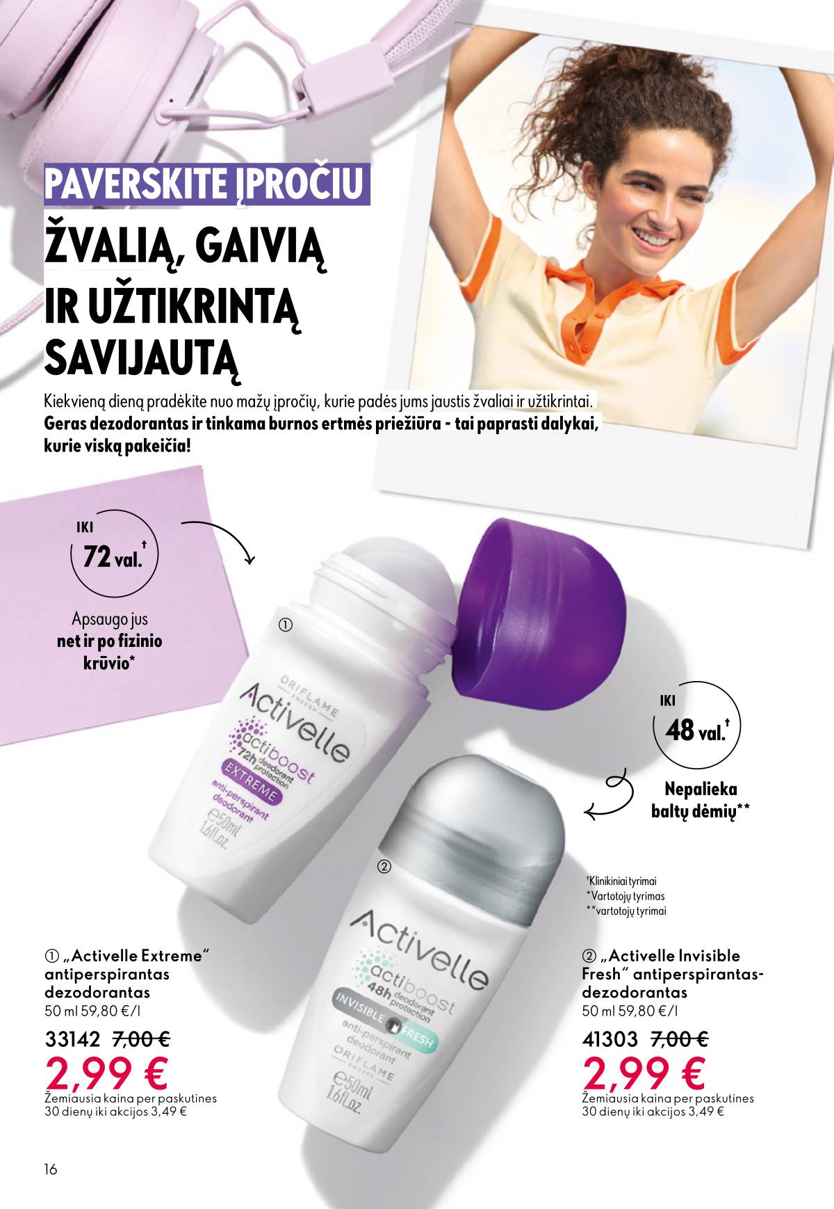 Oriflame - Oriflame akcijų katalogas 16 puslapis