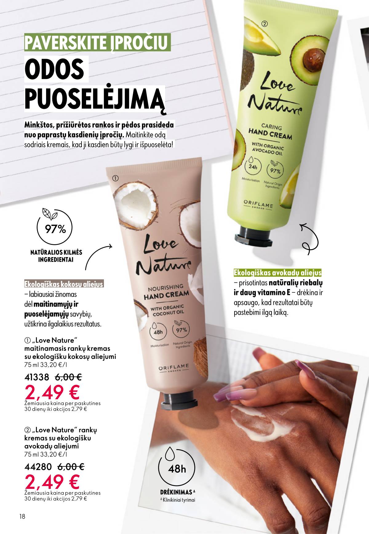 Oriflame - Oriflame akcijų katalogas 18 puslapis